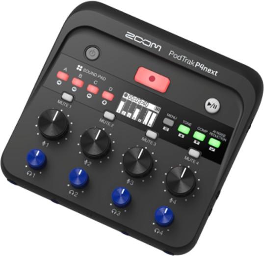 Zoom PodTrak P4next - Next Generation Podcast Recorder - Andertons