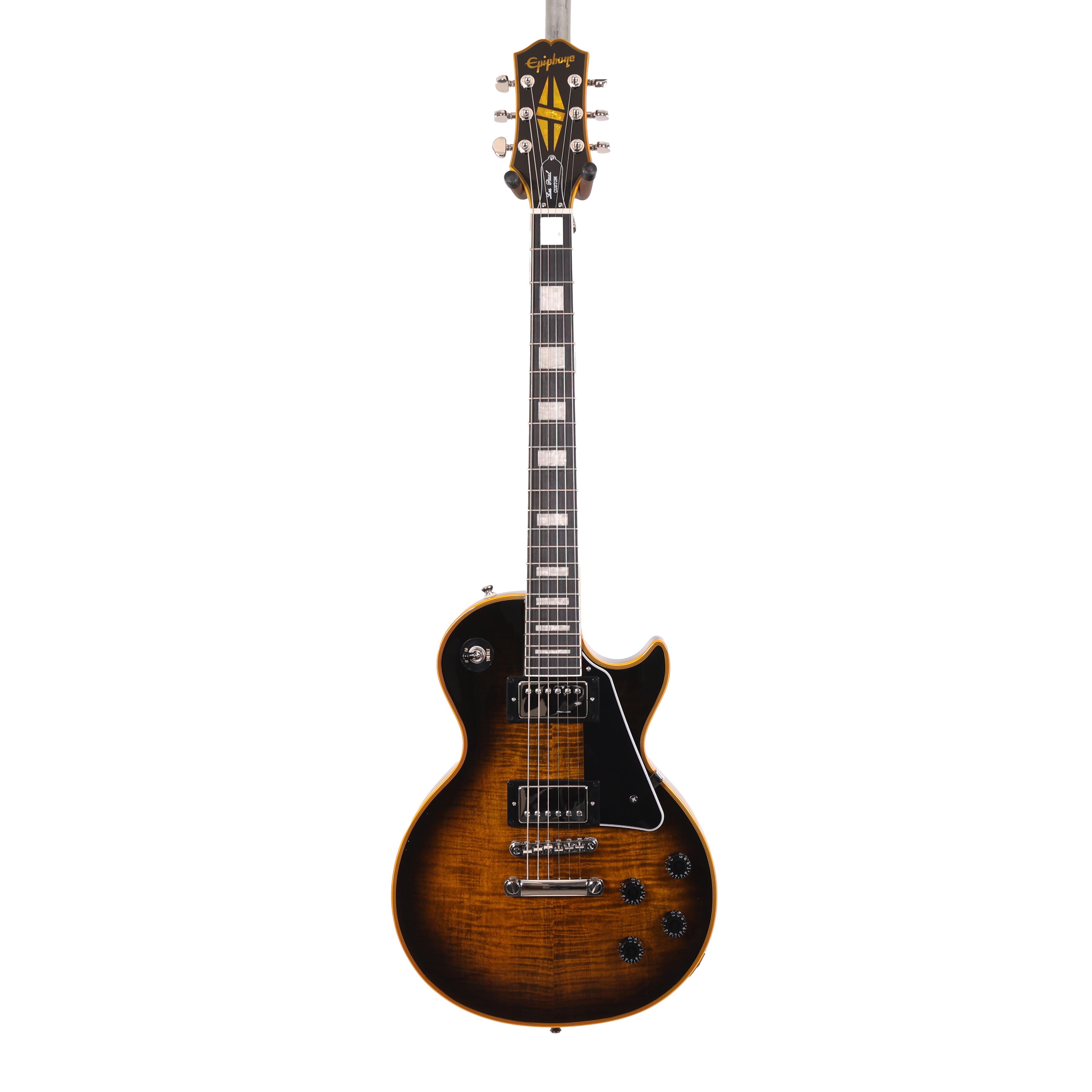 Epiphone Les Paul Custom Widow in Yellow Burst - EILPCWYBNH3 (2).jpg