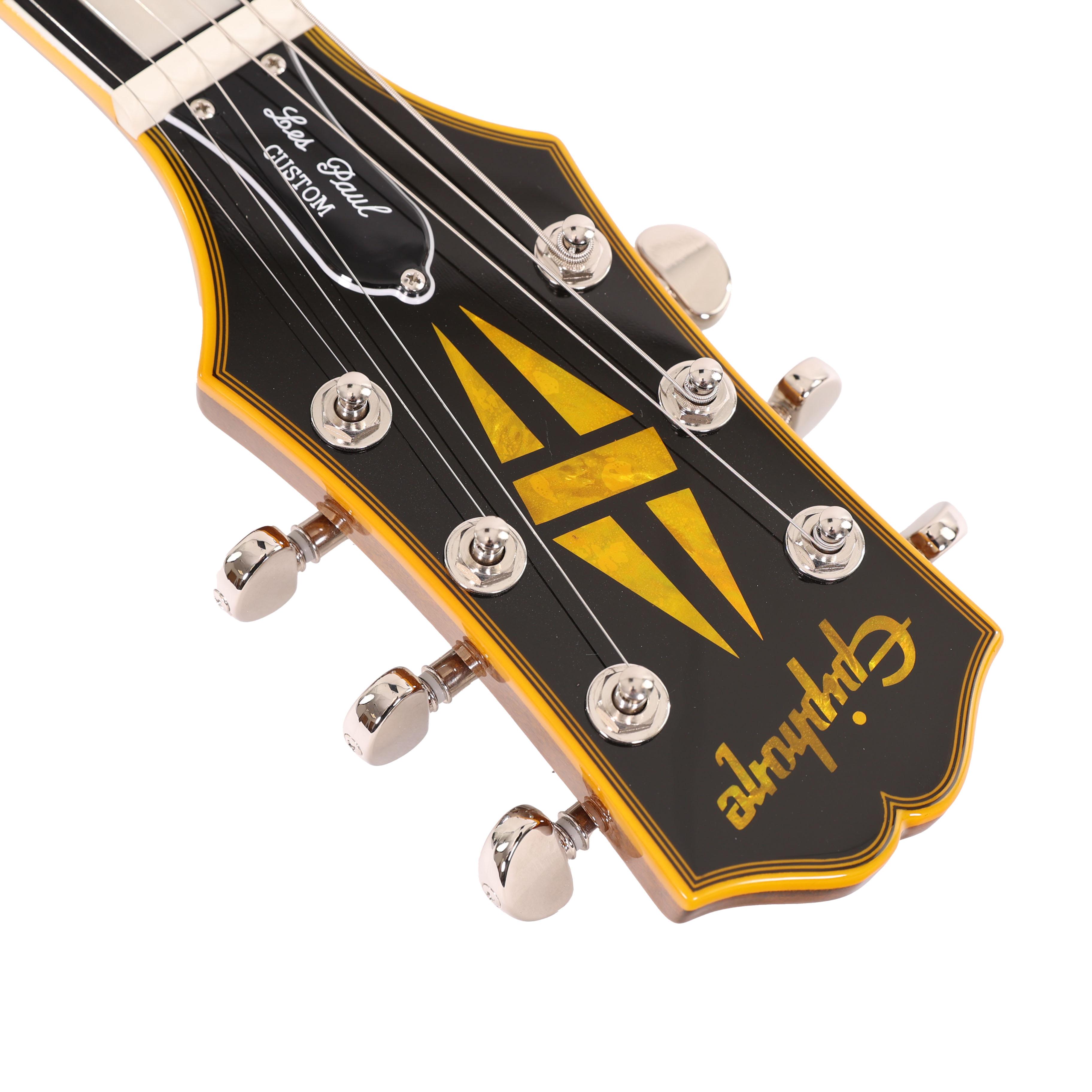 Epiphone Les Paul Custom Widow in Yellow Burst - EILPCWYBNH3 (10).jpg