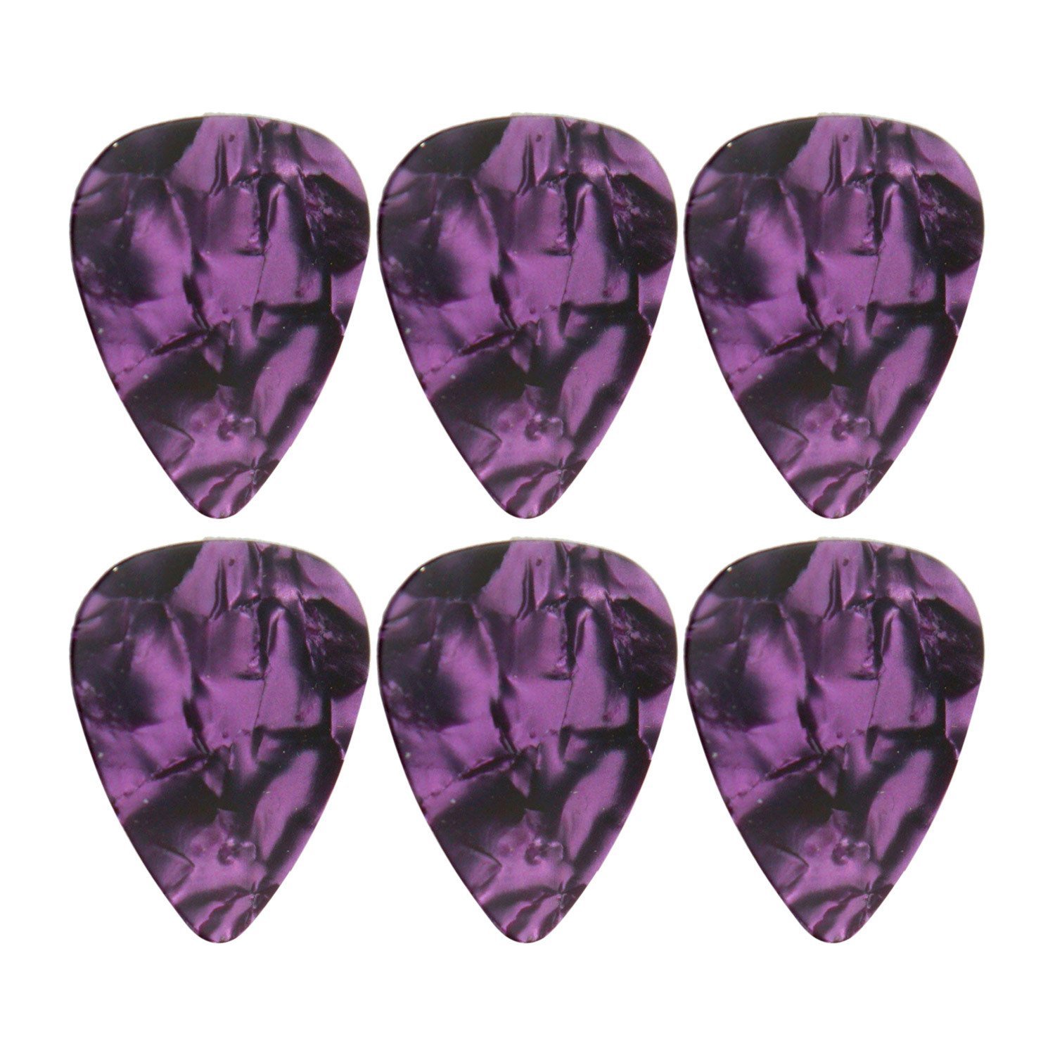 EastCoast ST2 Electric Guitar Silent Bundle in Purple Metallic with Headphone Amp & Accessories - picks__35772.jpg