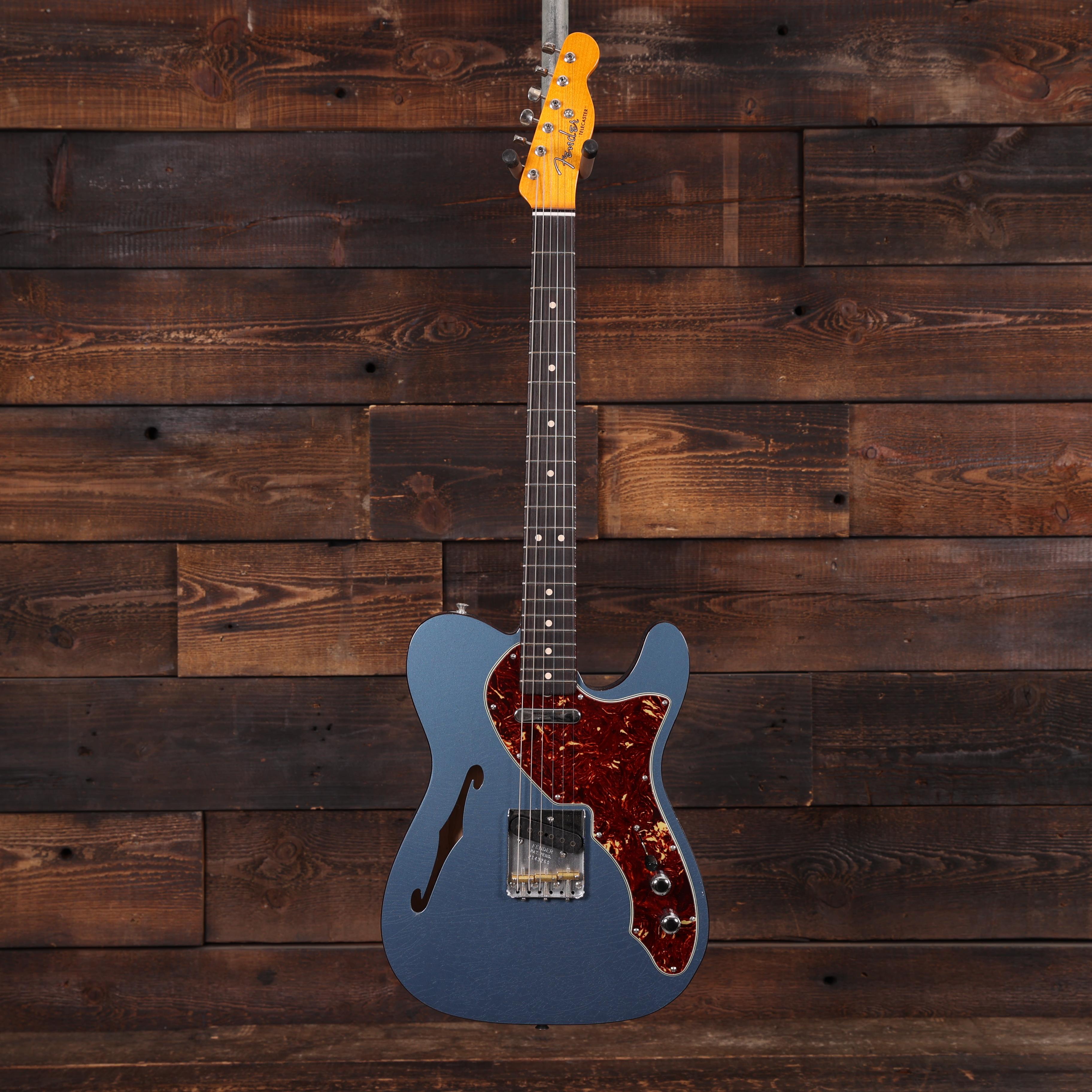 Fender Custom Shop 50's Thinline Telecaster in Super Faded Aged Midnight Blue - 143260 (4).jpg