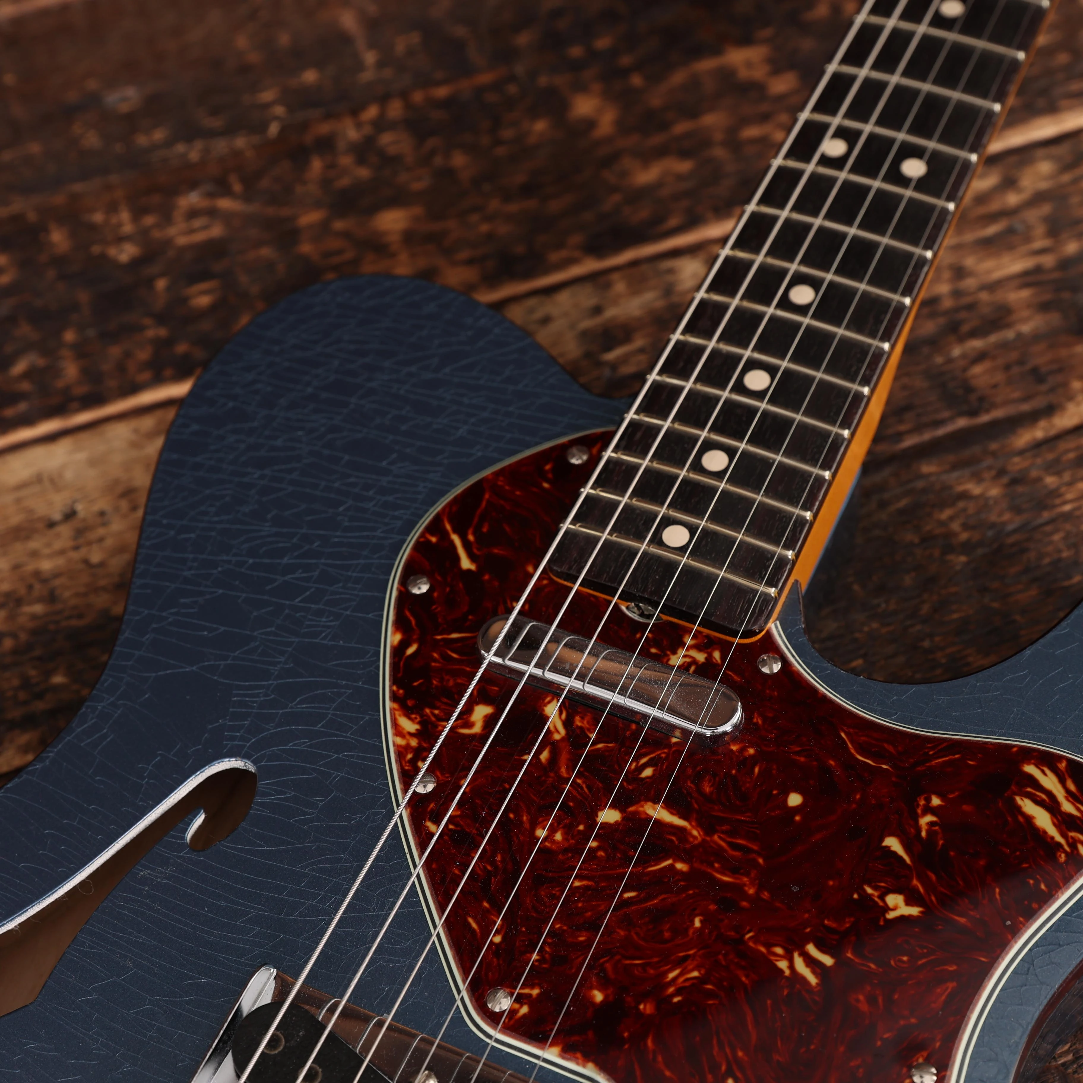 Fender Custom Shop 50's Thinline Telecaster in Super Faded Aged Midnight Blue - 143260 (9).jpg