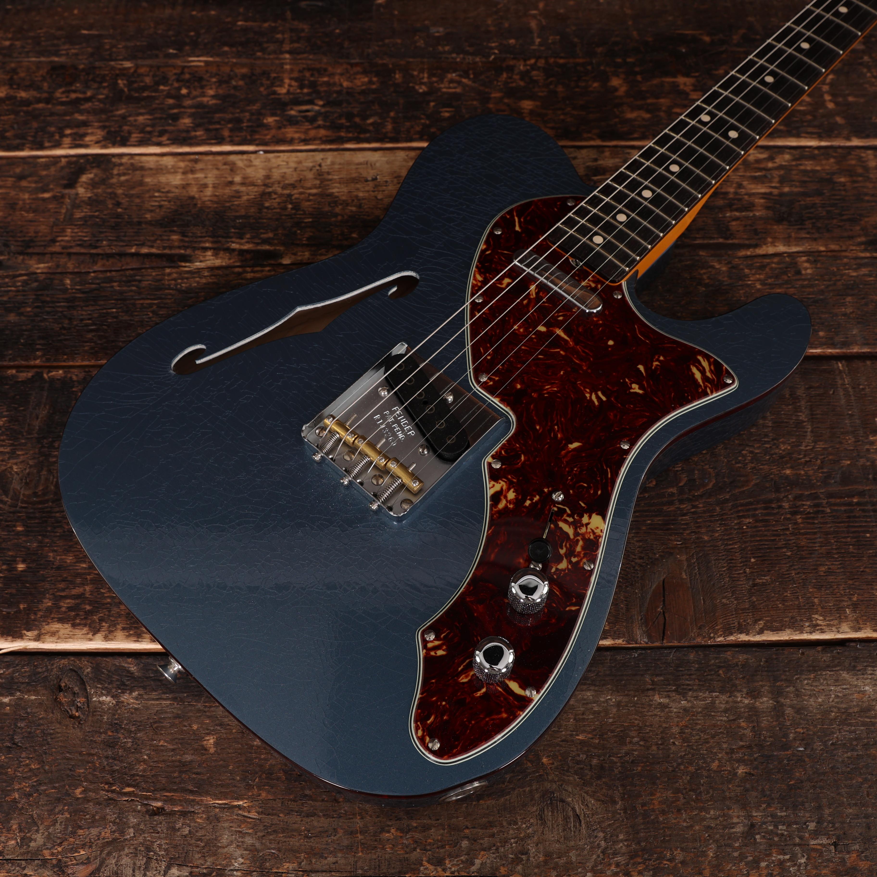 Fender Custom Shop 50's Thinline Telecaster in Super Faded Aged Midnight Blue - 143260 (8).jpg