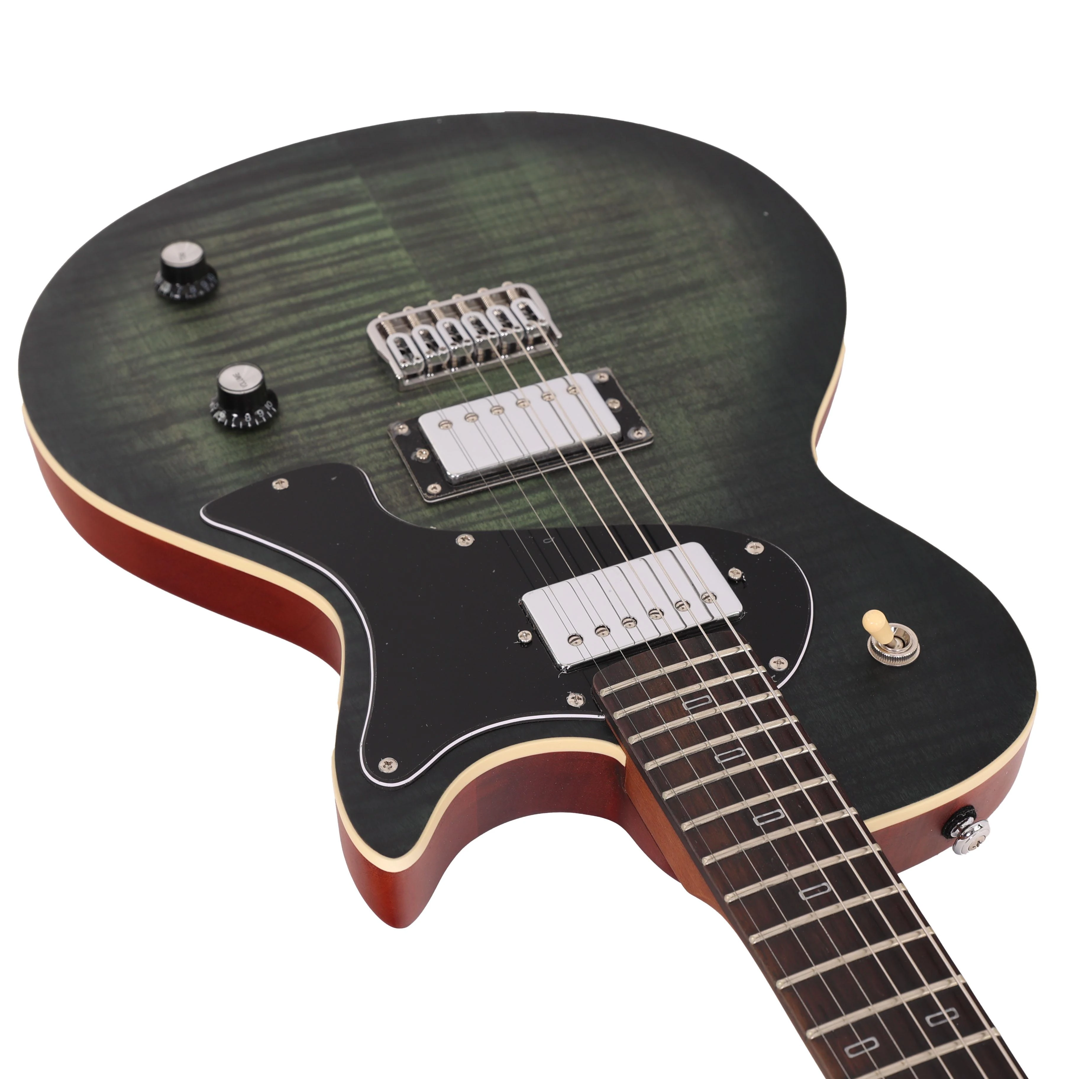 PJD Carey Origin Pro Electric Guitar in Forest Green Burst - 01ORFGB (8).jpg