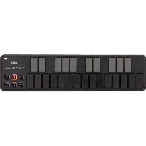 B Stock: Korg Nanokey V2 in Black Slim-Line USB MIDI Keyboard 001 - 21597-V2NANOKEYBLACK_super.jpg