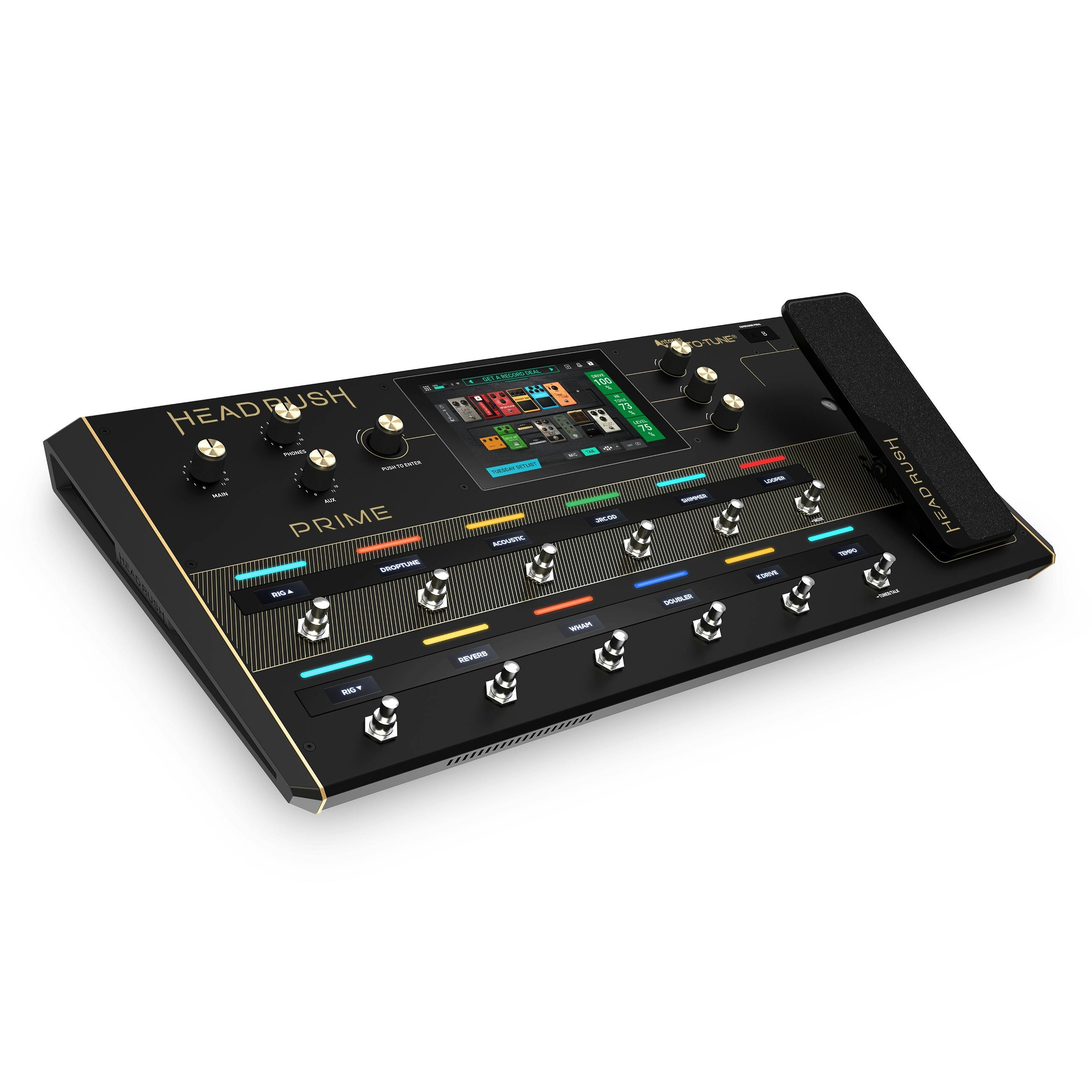 B Stock: HeadRush Prime Multi FX Amp Modeller and Vocal Processor Pedal 015 - HRPRIMEXUK-HeadRush-Prime-Angle.jpg