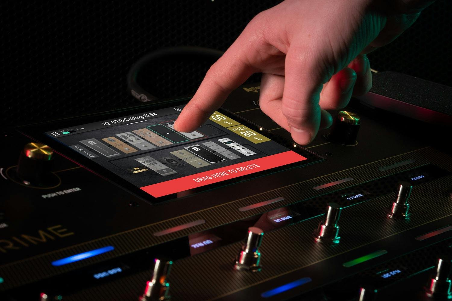 B Stock: HeadRush Prime Multi FX Amp Modeller and Vocal Processor Pedal 015 - HRPRIMEXUK-HeadRush-Prime-Touchscreen.jpg