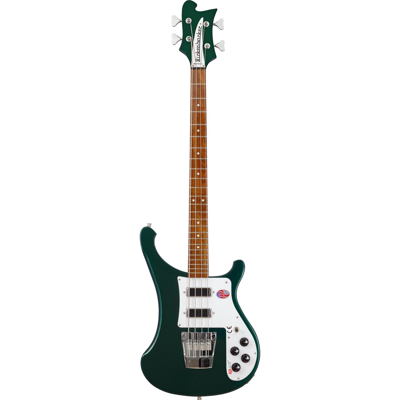Rickenbacker Limited Edition 4030S Short Scale Bass Guitar in Midnight Green - 4030SMIG - Front.jpg