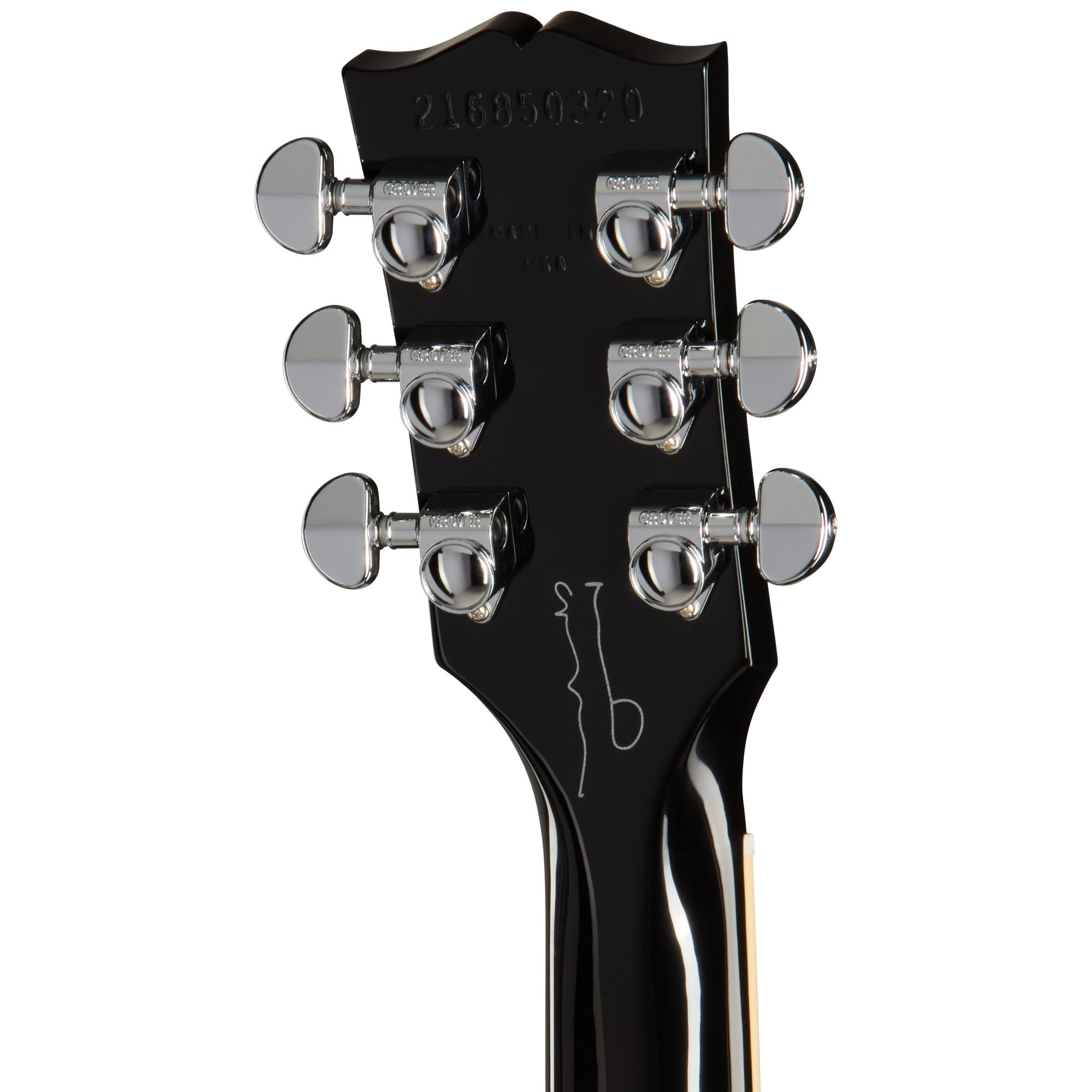 Gibson Noel Gallagher Les Paul Standard Electric Guitar in Ebony - LPS6P9NG25EBCH1_Reshoot_216850320_6_BackHeadstock.jpg