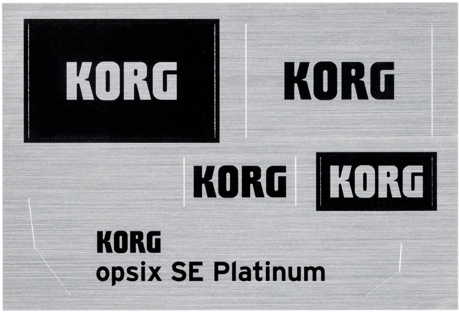 B Stock Korg Opsix SE Platinum Editition Digital Synth - OPSIXSEP-KORG_Opsix_SE_Platinum_Sticker.jpg