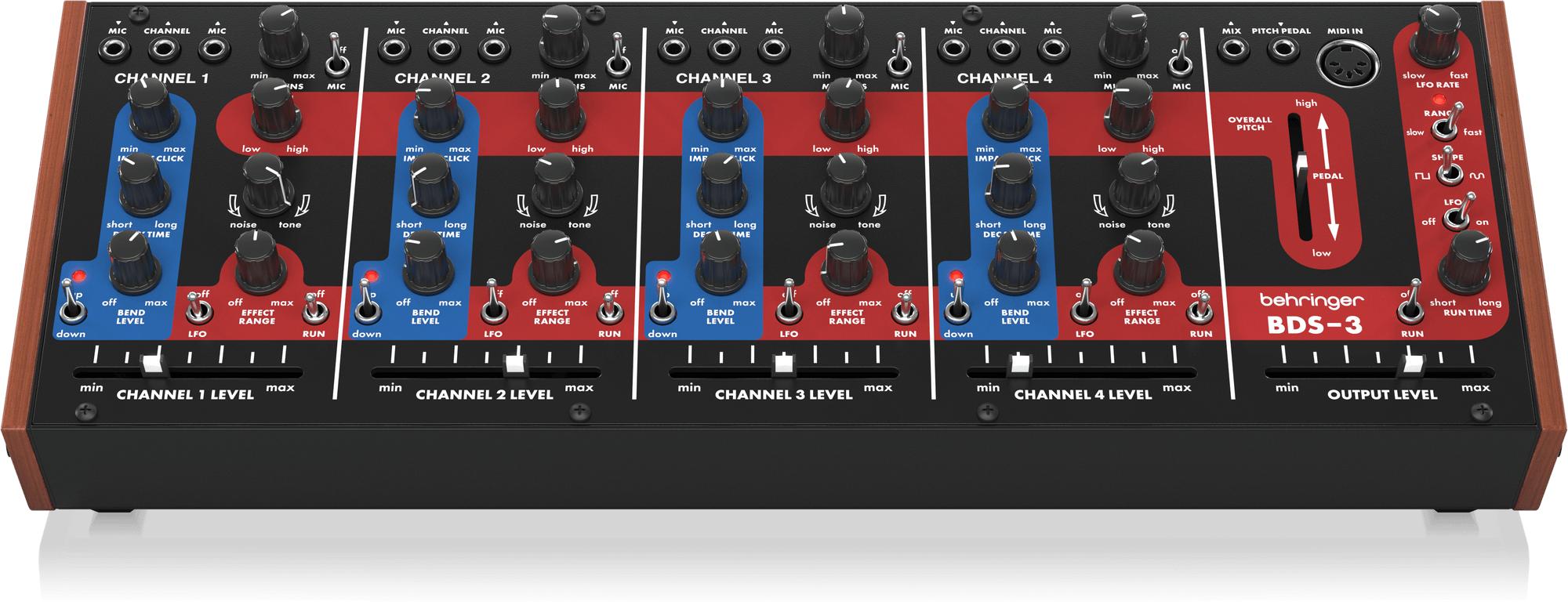 Behringer BDS-3 - Classic 4-Channel Analog Drum Synthesizer