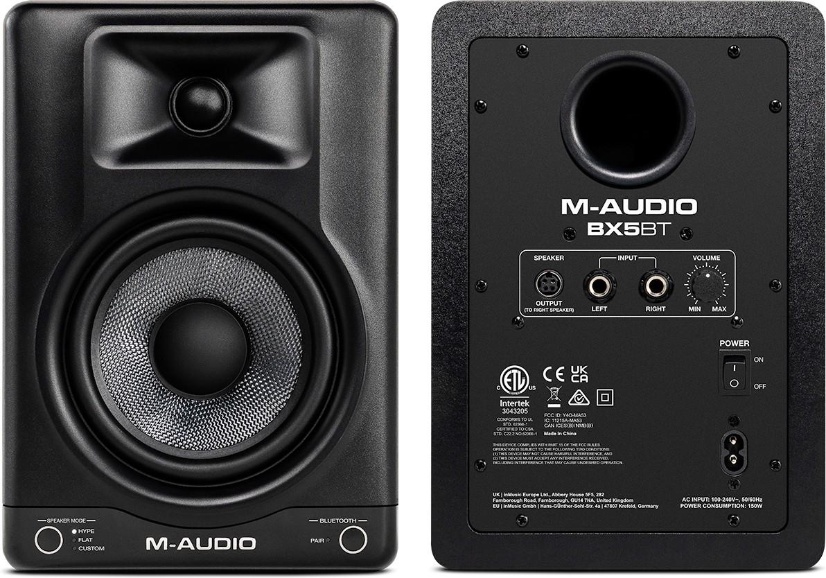 M-Audio BX5-BT Powered Desktop Monitors with DSP and Bluetooth  - BX5BTXUK_5.jpg