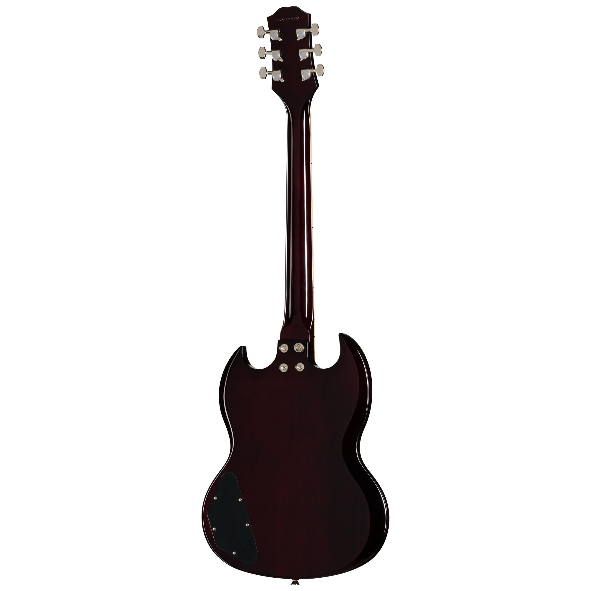 Epiphone Inspired by Gibson SG Tribute Plus Electric Guitar in Vintage Sunburst - E1SGTPVSNH1-Back.jpg