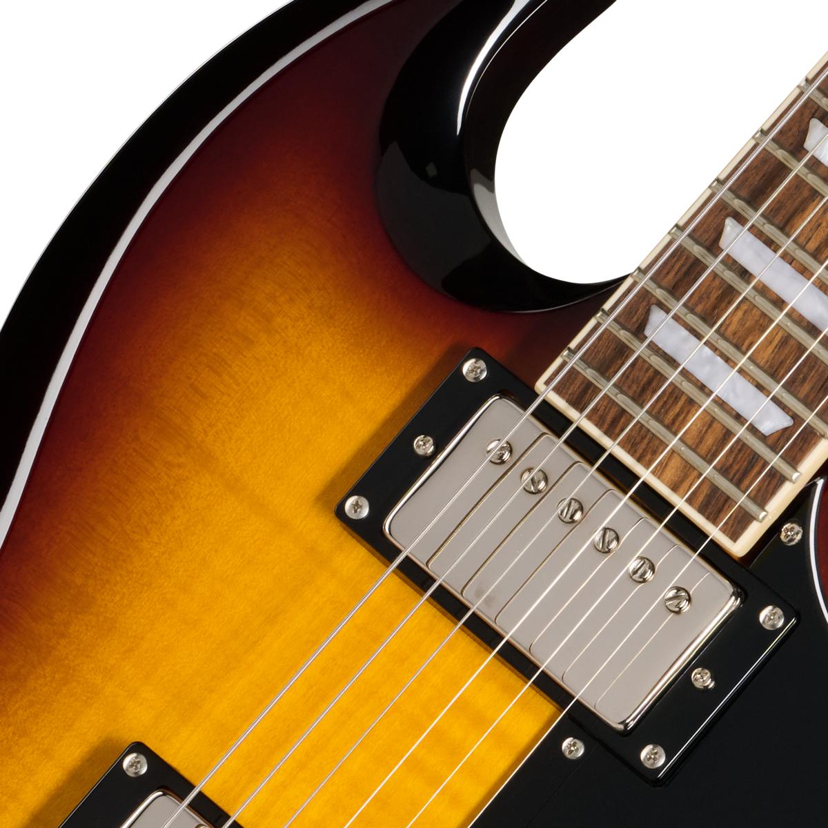 Epiphone Inspired by Gibson SG Tribute Plus Electric Guitar in Vintage Sunburst - E1SGTPVSNH1-Pickups.jpg