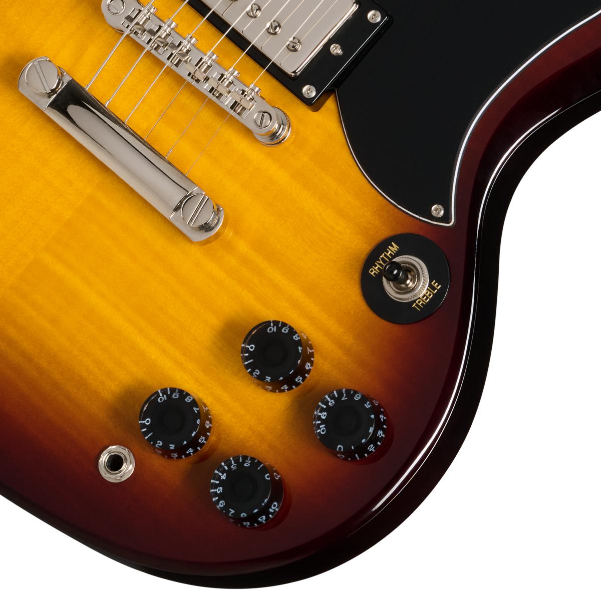 Epiphone SG Tribute Plus Electric Guitar in Vintage Sunburst