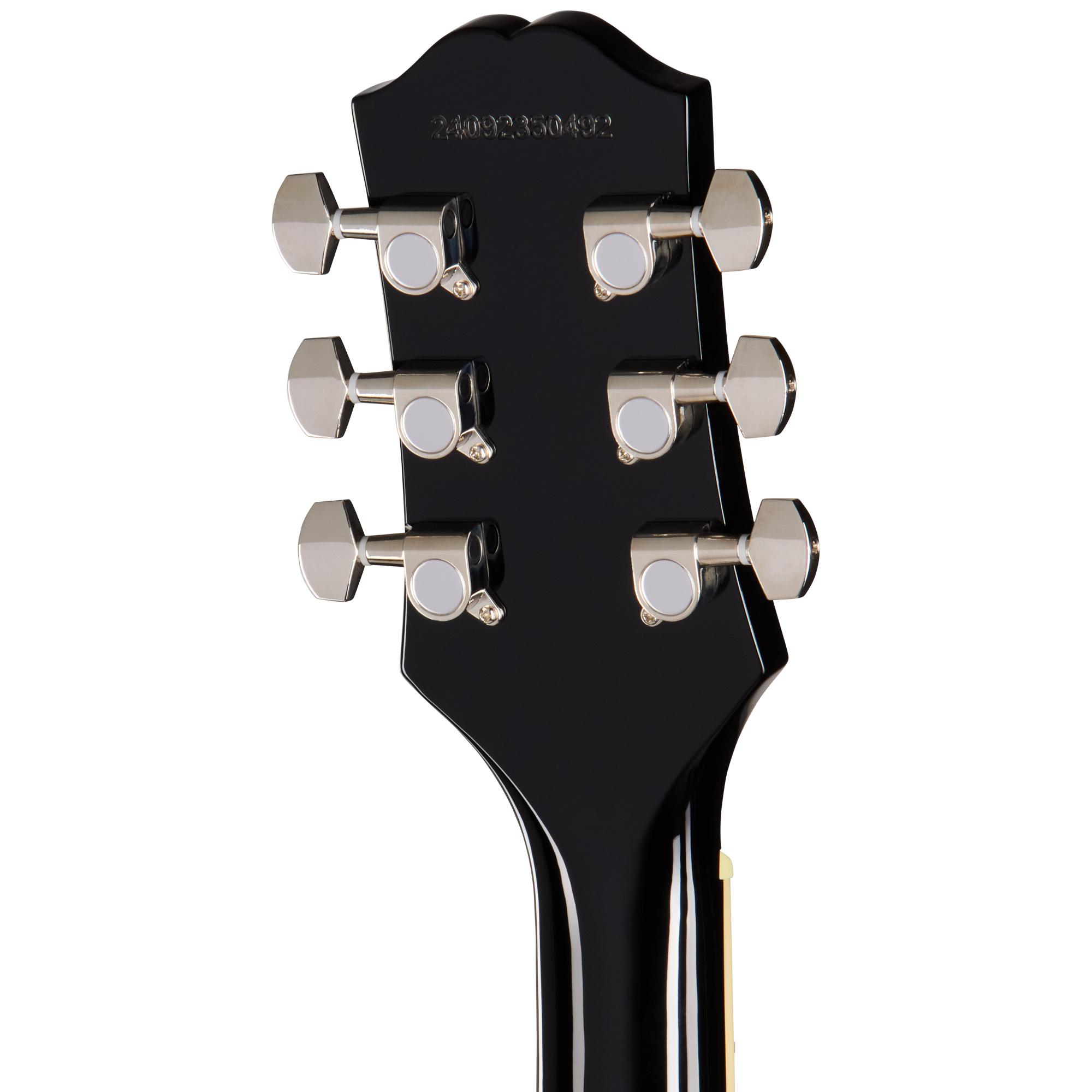 Epiphone Inspired by Gibson Les Paul Tribute Plus Electric Guitar in Transparent Ebony Burst - E1LPTPEBBNH1-Back-Headstock.jpg