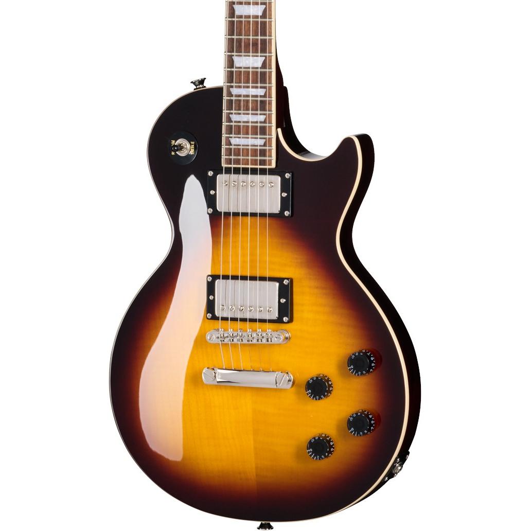 Epiphone Inspired by Gibson Les Paul Tribute Plus Electric Guitar in Vintage Sunburst - E1LPTPVSNH1-Body.jpg