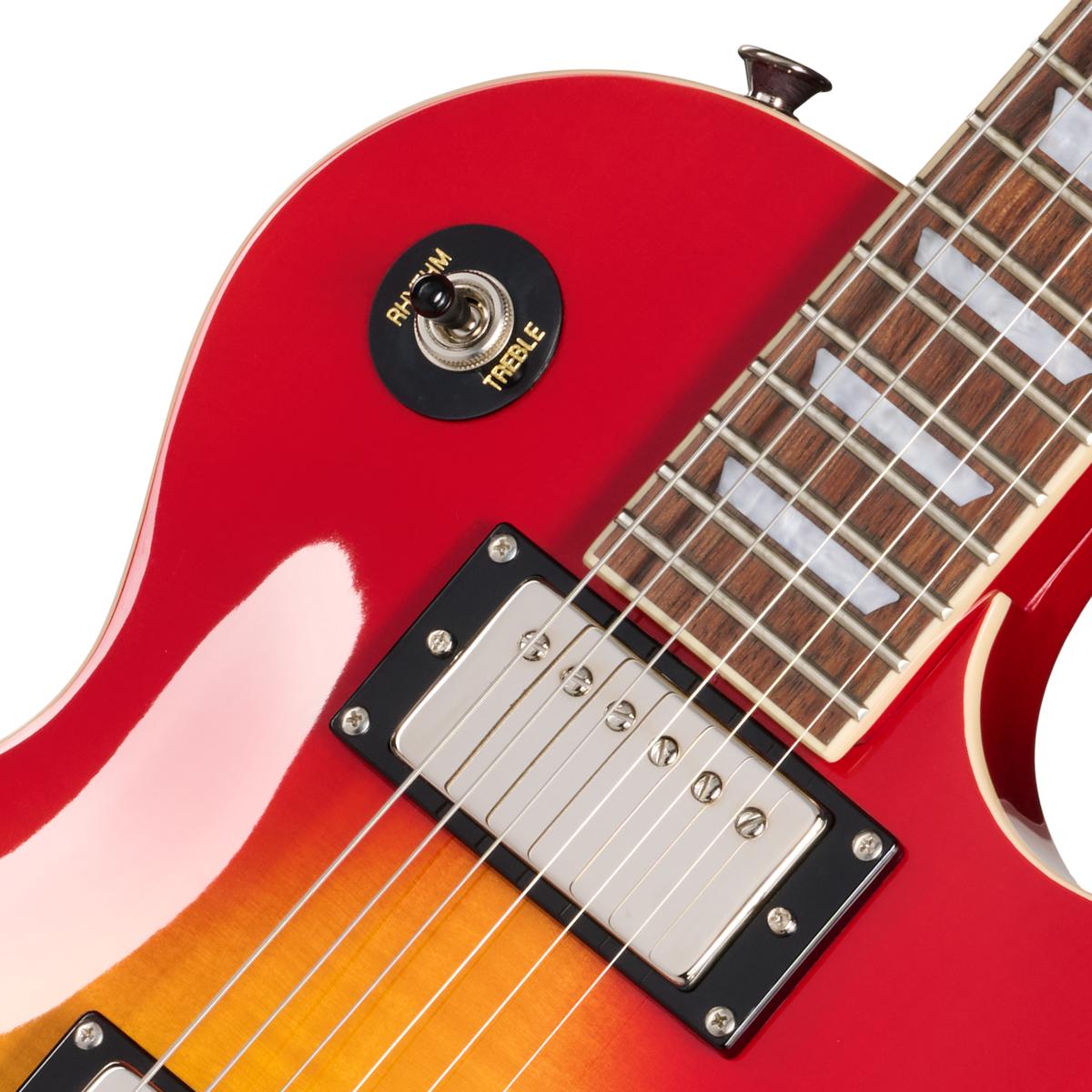 Epiphone Inspired by Gibson Les Paul Tribute Plus Electric Guitar in Heritage Cherry Sunburst - E1LPTPHCSNH1-Pickups.jpg