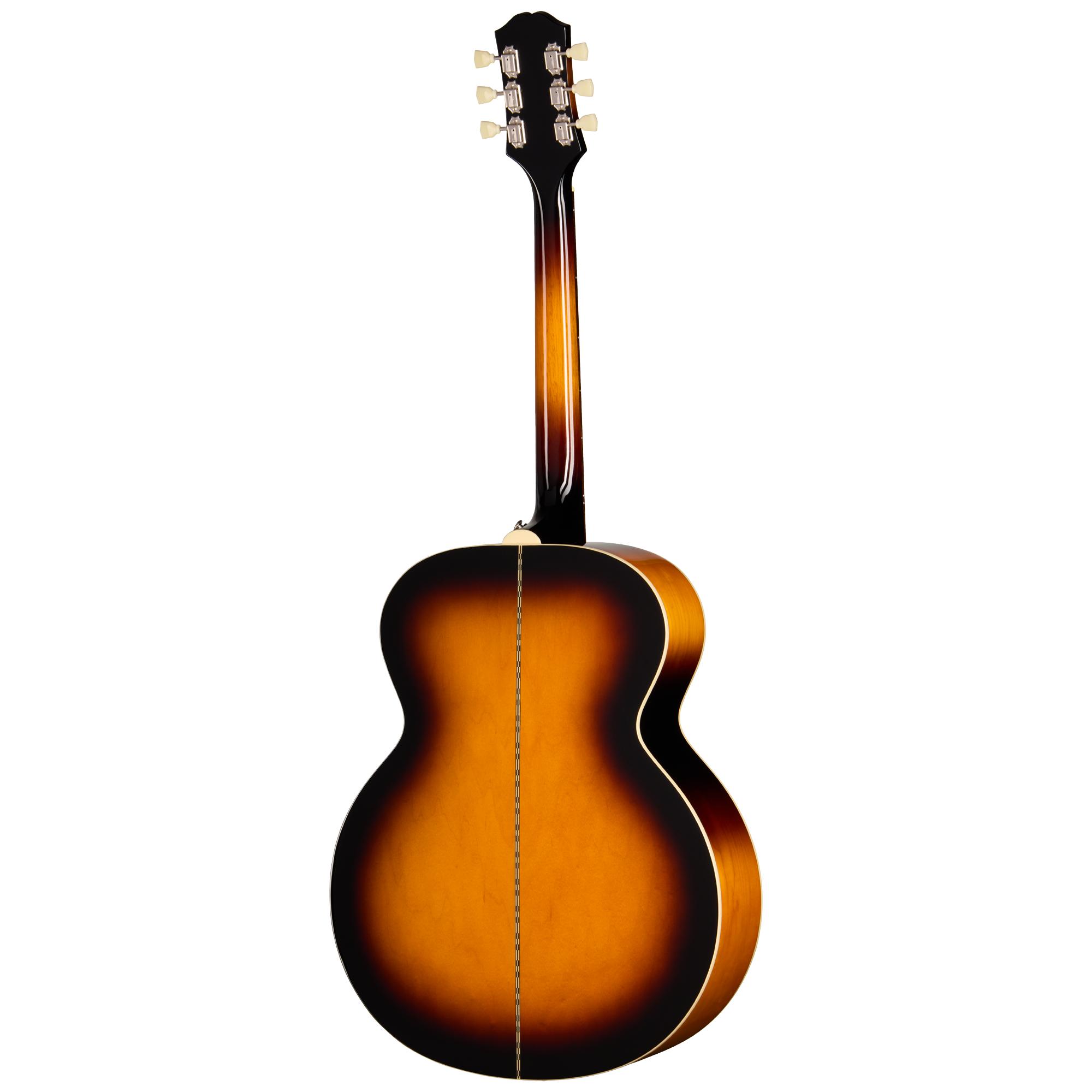 Epiphone J-200 Studio Electro Acoustic Guitar in Vintage Sunburst - EASJ2VSNH1_5_Back.jpg