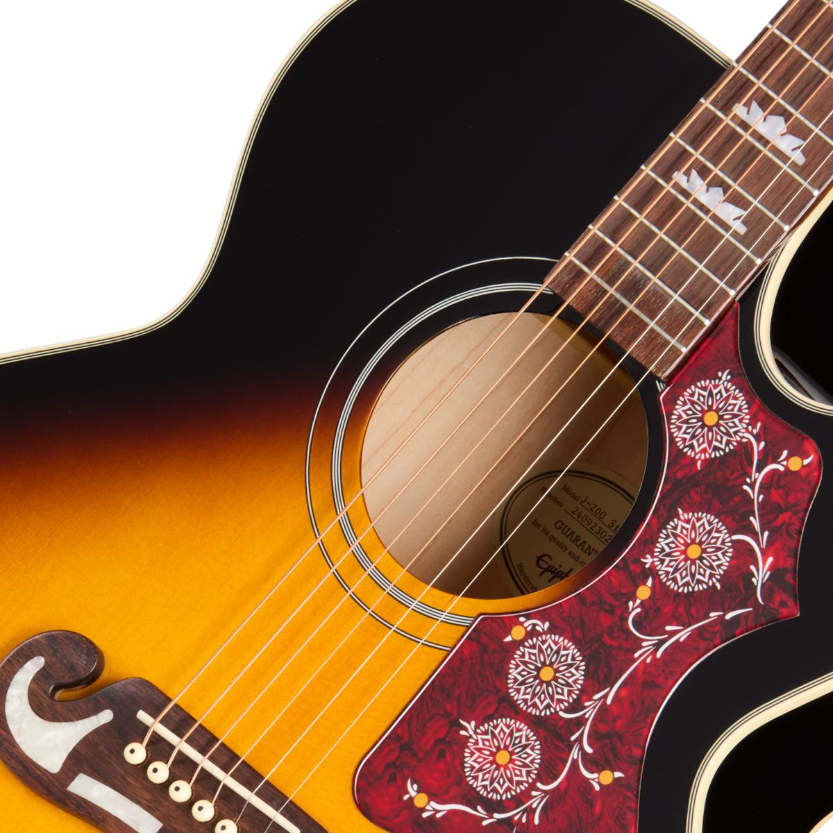 Epiphone J-200 Studio EC Electro Acoustic Guitar in Vintage Sunburst - EASJ2CVSNH1_7_SoundHole-1200x1200-28e5ebb.jpg