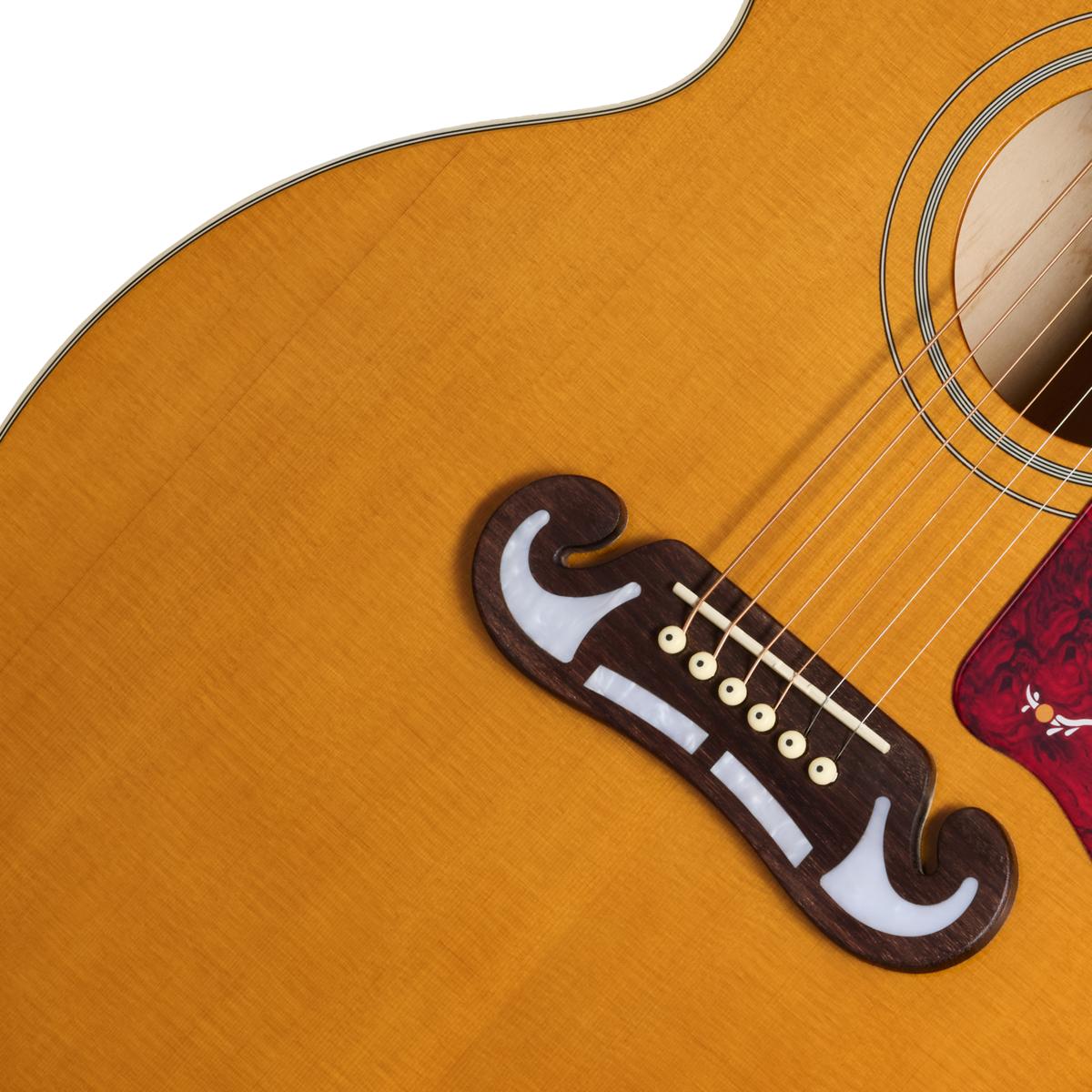 Epiphone J-200 Studio EC Electro Acoustic Guitar in Natural - EASJ2CANNH1_8_Bridge-1200x1200-28e5ebb.jpg