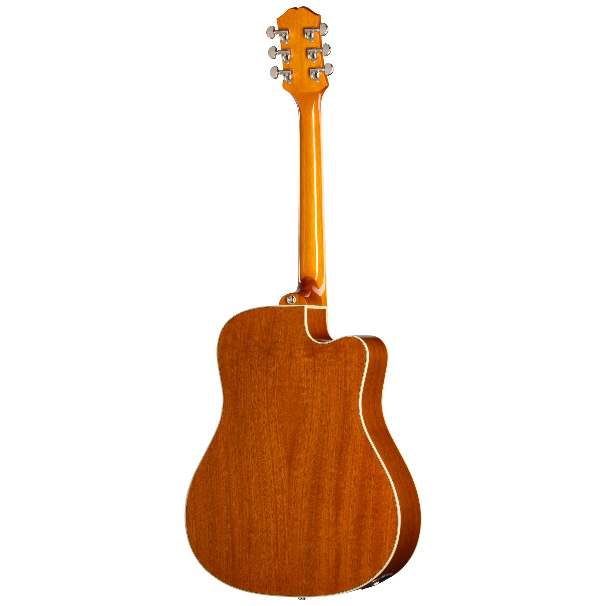 Epiphone Hummingbird Studio EC Left Handed Electro Acoustic Guitar in Heritage Cherry Sunburst - EASHCHCNH1L_4_Back.jpg