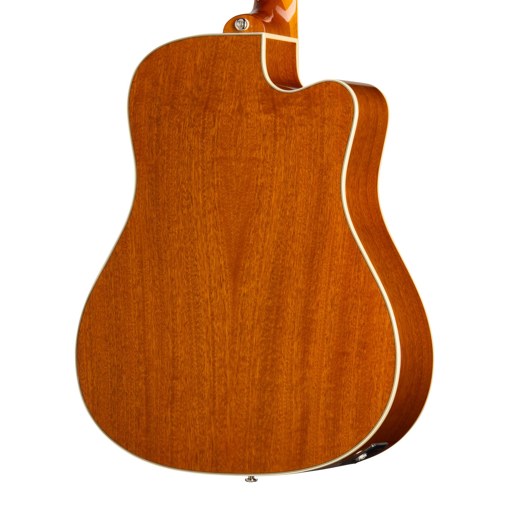 Epiphone Hummingbird Studio EC Left Handed Electro Acoustic Guitar in Heritage Cherry Sunburst - EASHCHCNH1L_2_BackBody.jpg