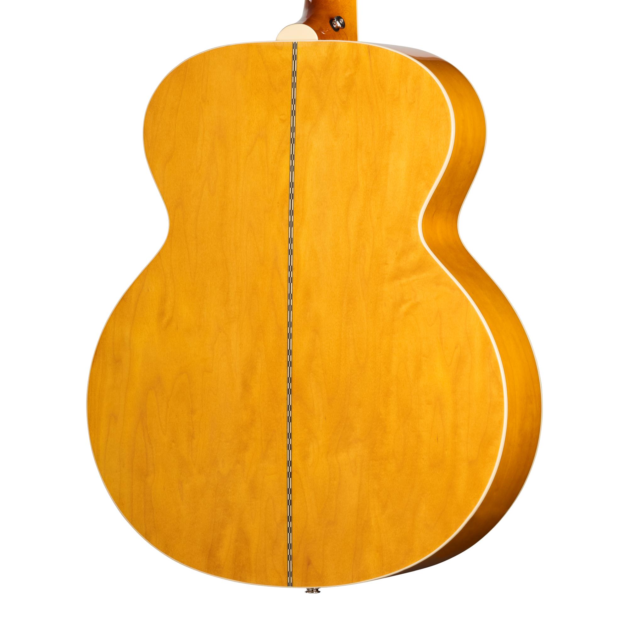 Epiphone J-200 Studio Left Handed Electro Acoustic Guitar in Natural - EASJ2ANNH1L_25022301631_4_BackBody.jpg