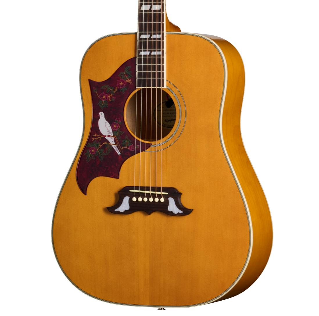 Epiphone Dove Studio Left Handed Electro Acoustic Guitar in Natural - EASDVANNH1L_2_cropped.jpg