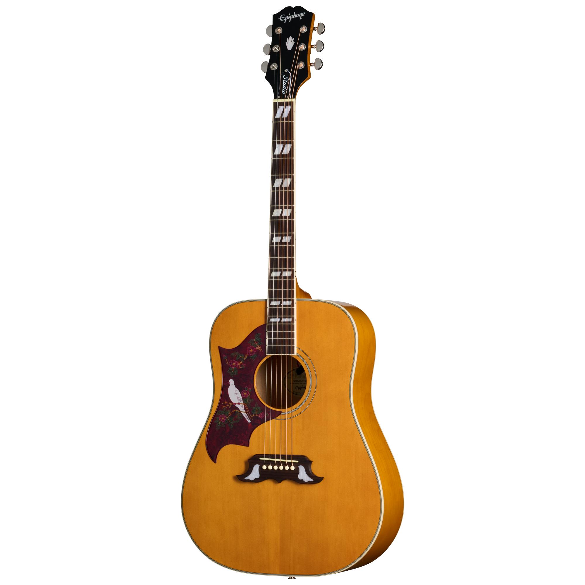 Epiphone Dove Studio Left Handed Electro Acoustic Guitar in Natural - EASDVANNH1L_2_Front.jpg