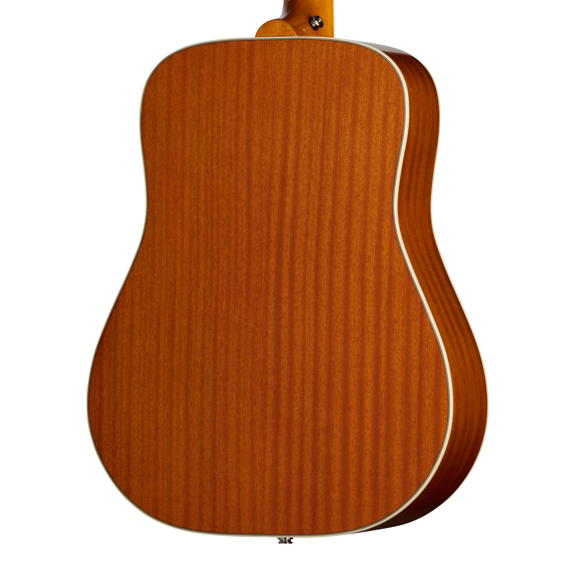 Epiphone Hummingbird Studio Left Handed Electro Acoustic Guitar in Heritage Cherry Sunburst - EASHBHCNH1L_4_BackBody.jpg