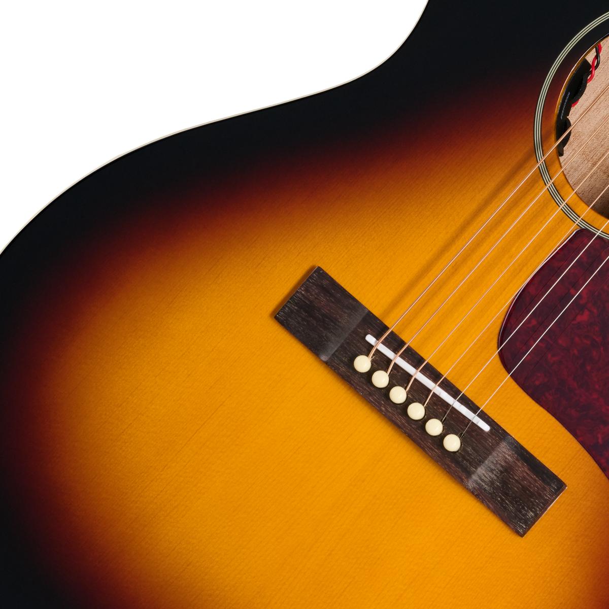 Epiphone Blues King Studio Electro Acoustic Guitar in Dark Burst - EASBKDBNH1_8_Bridge-1200x1200-28e5ebb.jpg