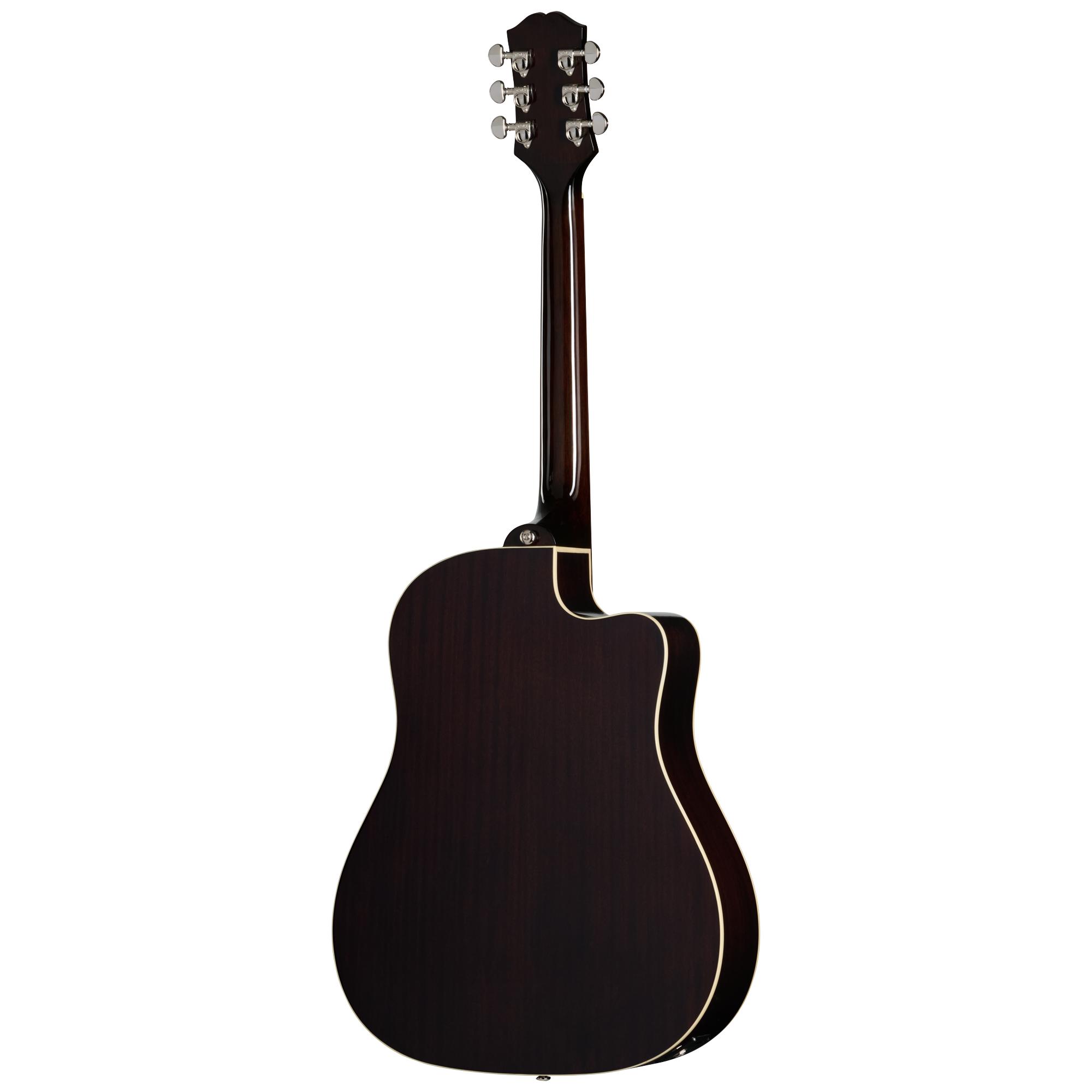 Epiphone J-45 Studio EC Left Handed Electro Acoustic Guitar in Vintage Sunburst - EAS4CVSNH1L_5_Back.jpg