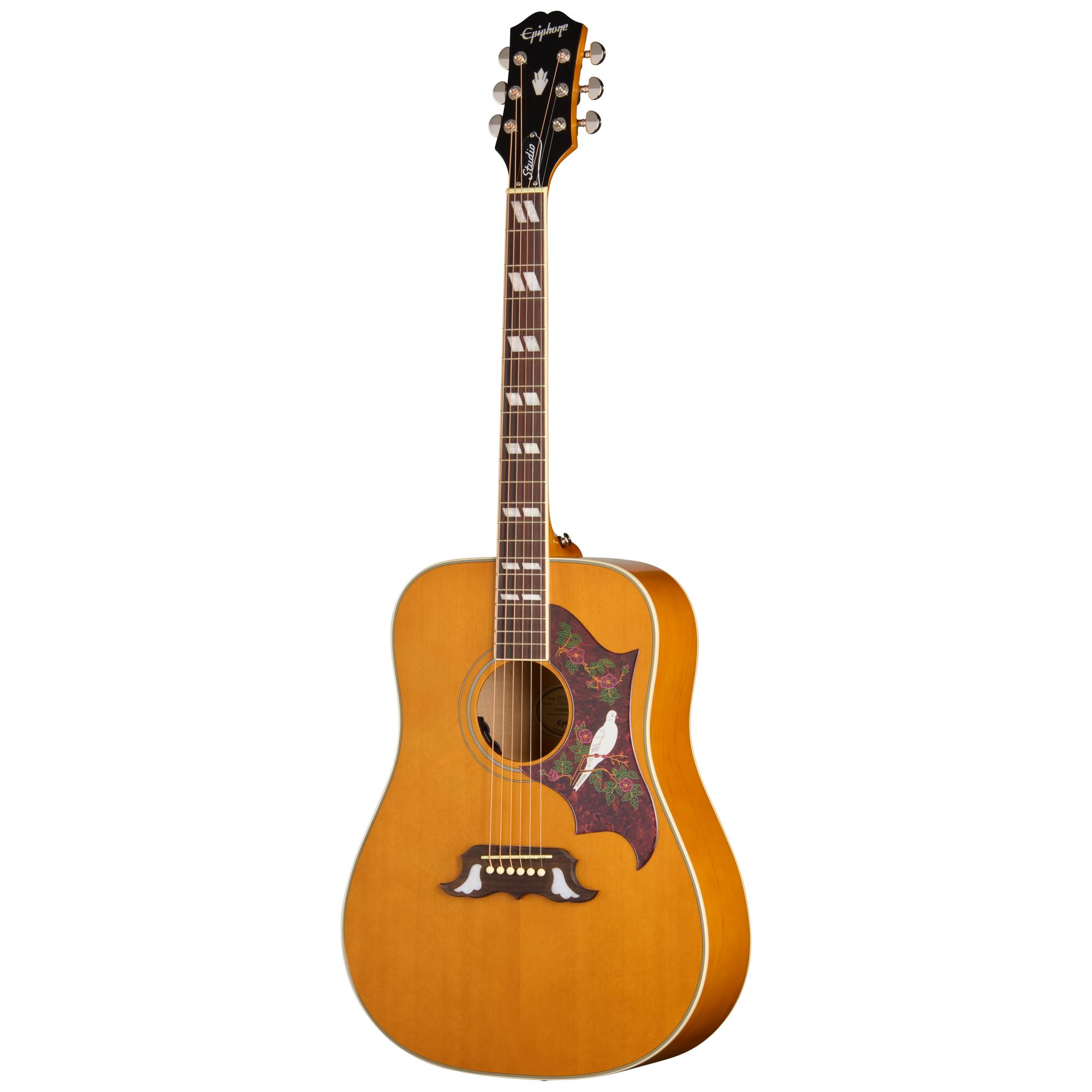 Epiphone Dove Studio Electro Acoustic Guitar in Natural - EASDVANNH1_3_Front.jpg