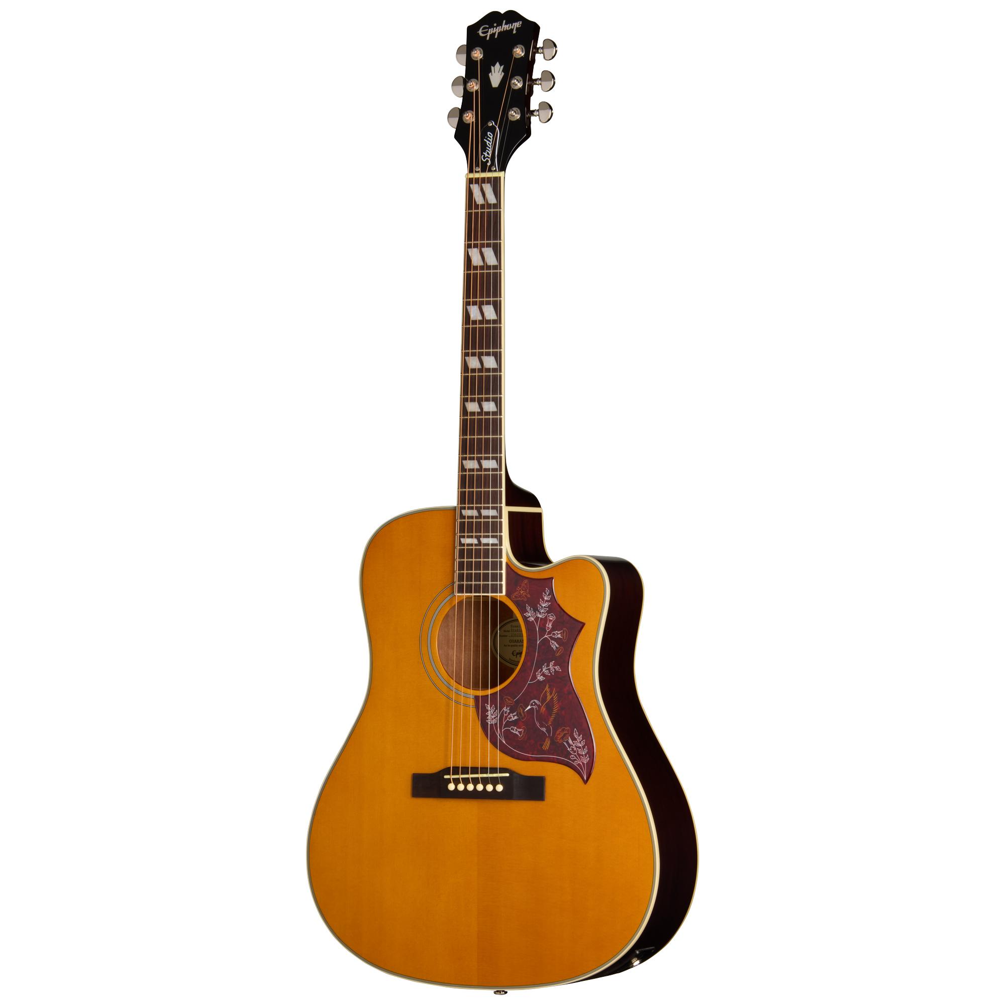 Epiphone Hummingbird Studio EC in Natural - Andertons Music Co.