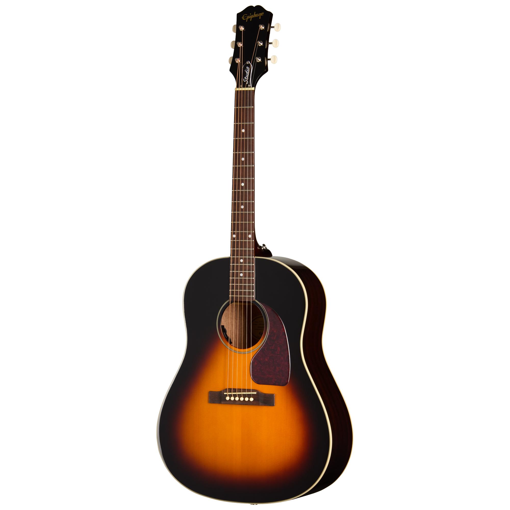 Epiphone J-45 Studio Electro Acoustic Guitar in Vintage Sunburst - EAS45VSNH1_3_Front.jpg