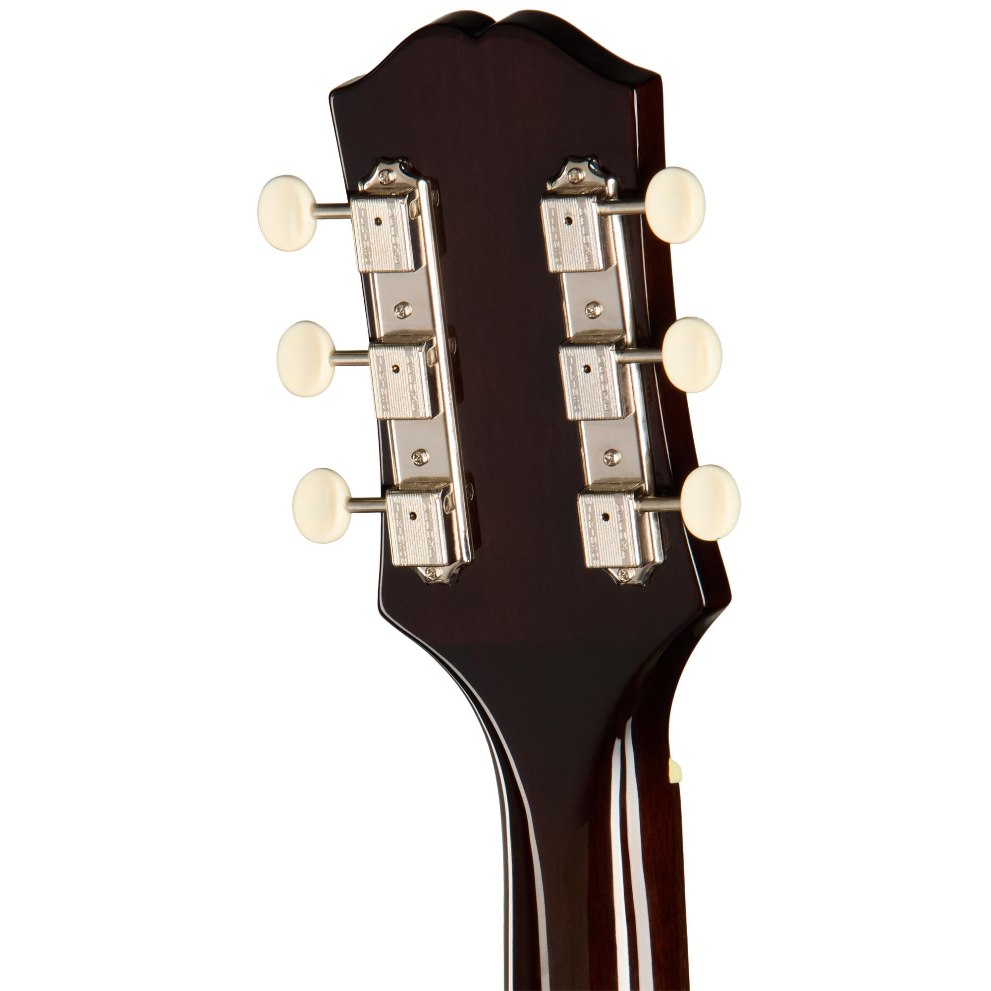 Epiphone J-45 Studio Electro Acoustic Guitar in Vintage Sunburst - EAS45VSNH1_6_BackHeadstock.jpg