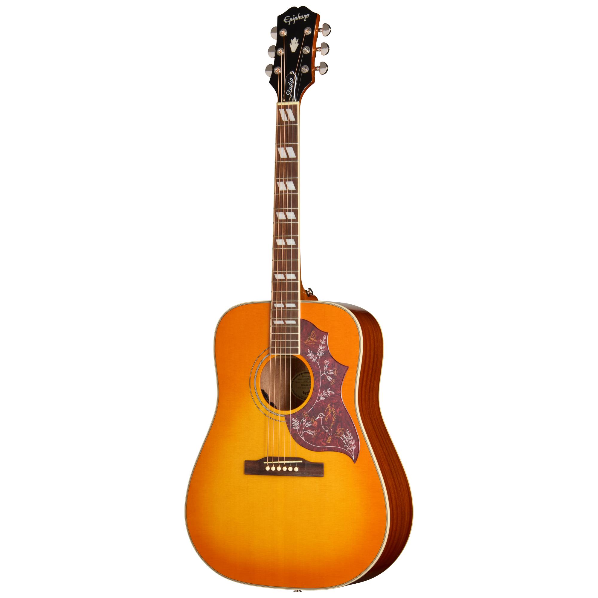 Epiphone Hummingbird Studio Electro Acoustic Guitar in Heritage Cherry Sunburst - EASHBHCNH1_24092302247_3_Front.jpg