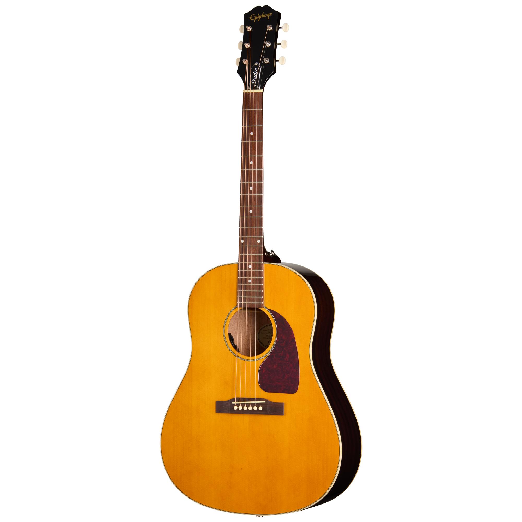 Epiphone J-45 Studio Electro Acoustic Guitar in Natural - EAS45ANNH1_2_Front.jpg