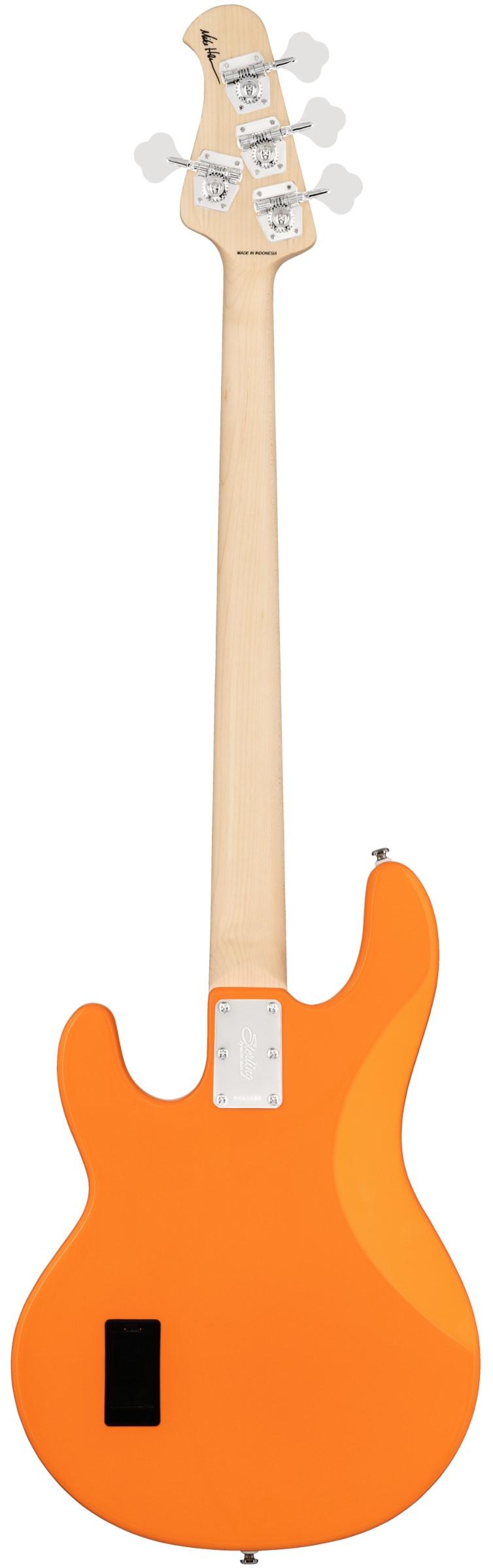 Sterling by Music Man Mike Herrera Signature Artist Series StingRay Bass Guitar in Orange Creamsicle - ST-HERRERA-OCR-M1-Sterling-by-Music-Man-Mike-Herrera-StingRay-Back.jpg