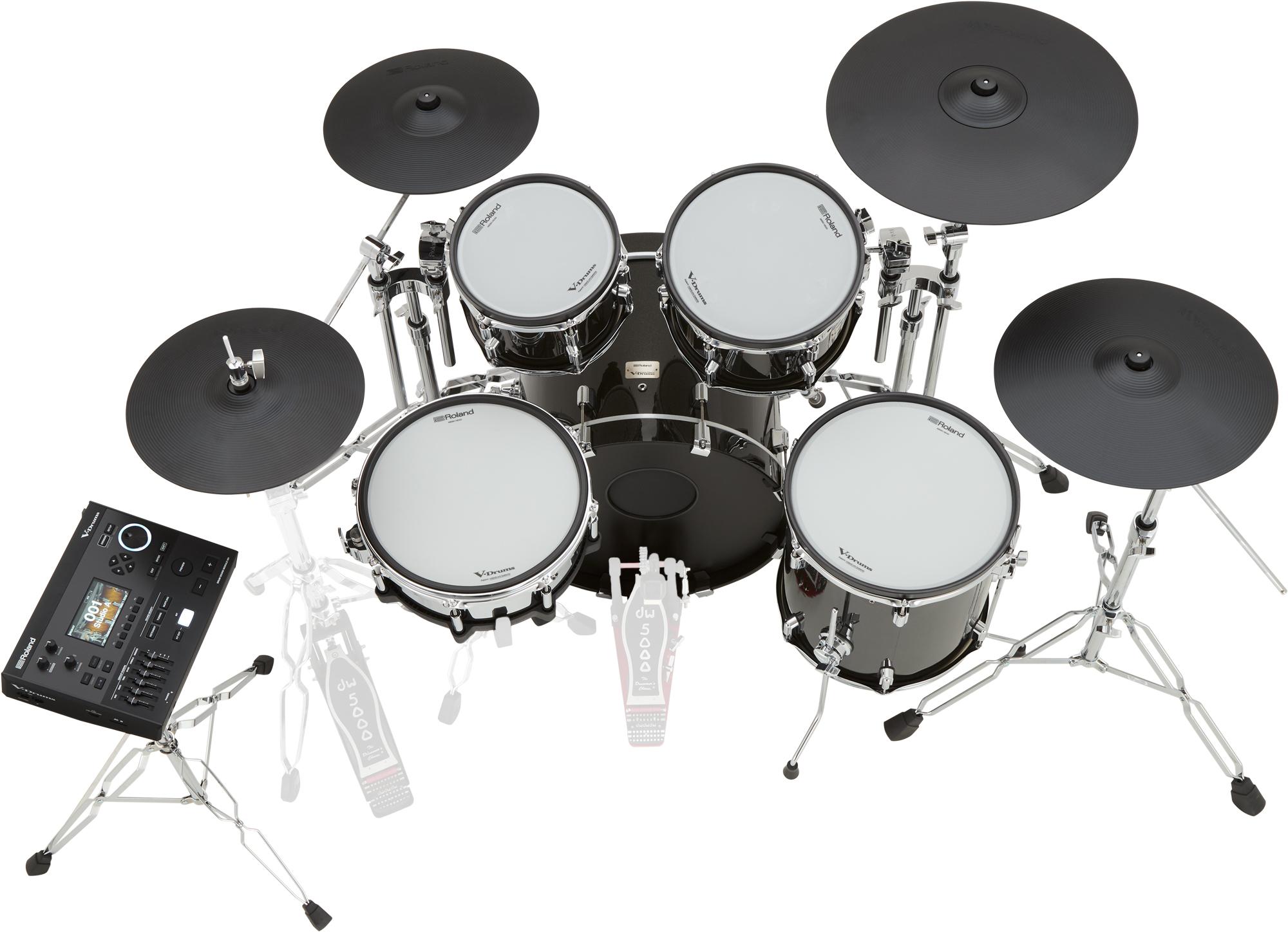 Roland VAD516 kit with throne, Pedal, Headphones, Sticks, Hi hat Stand and Snare stand - VAD516_top.jpg