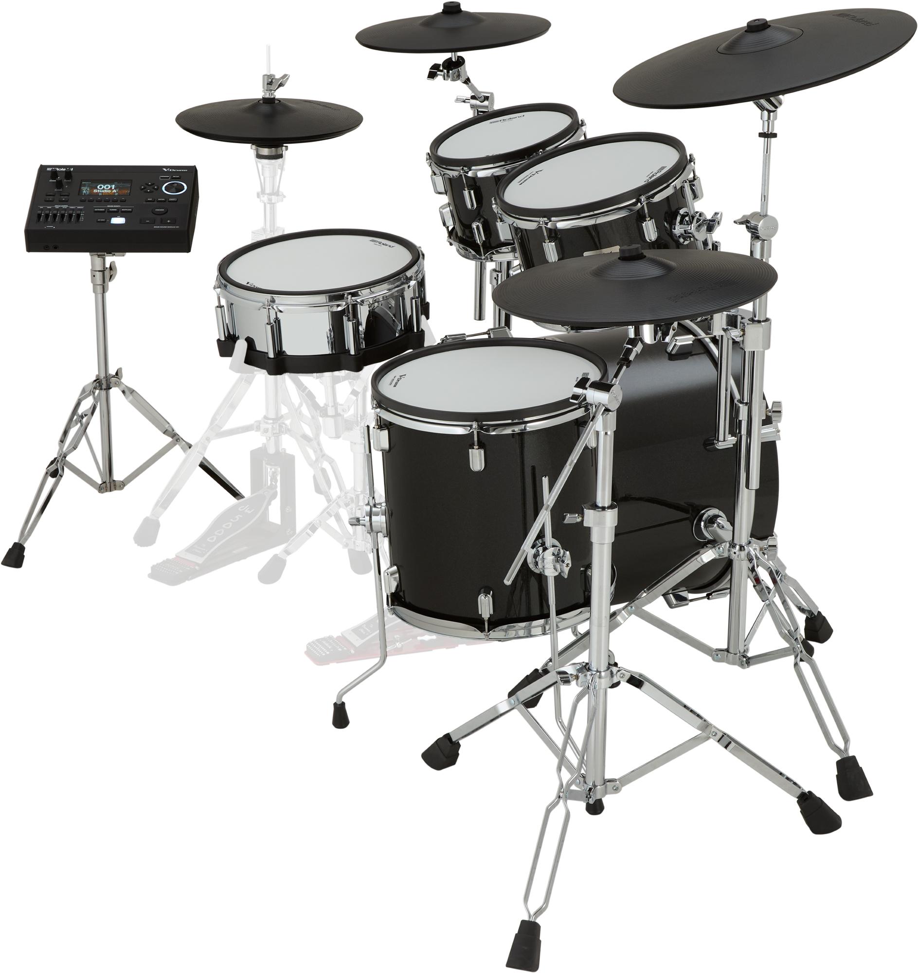 Roland VAD516 kit with throne, Pedal, Headphones, Sticks, Hi hat Stand and Snare stand - VAD516_side.jpg