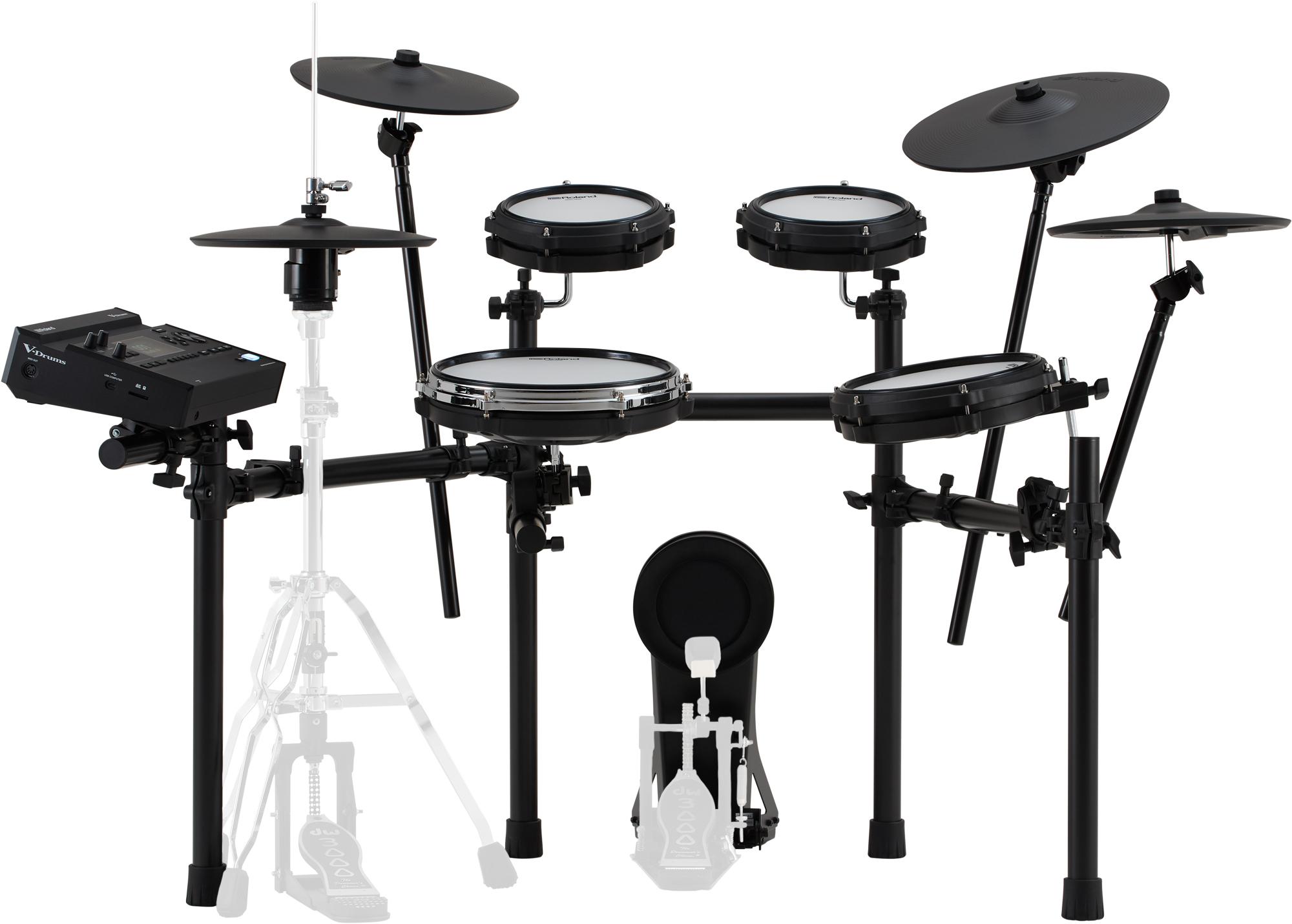 Roland TD316 Kit with Throne, Pedal, Headphones, Sticks, Hi Hat Stand - TD316_Back.jpg