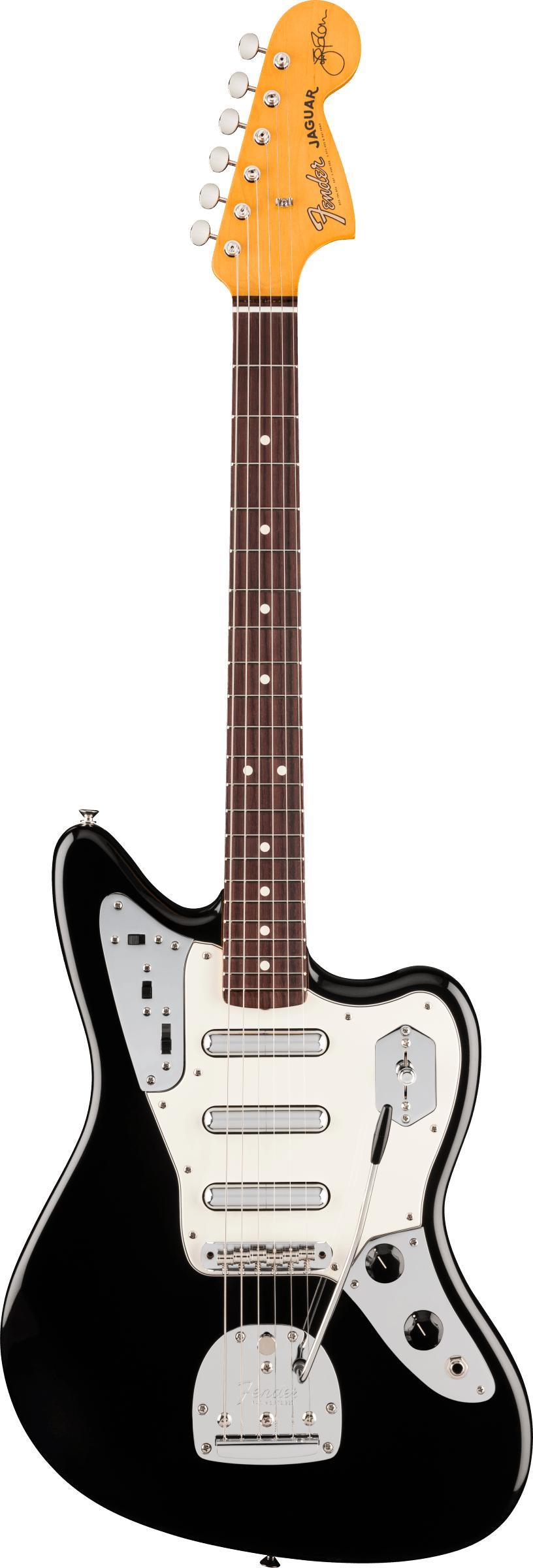 Fender Limited Edition Johnny Marr Signature Special Jaguar Electric Guitar in Black - 0116410706-Front.jpg