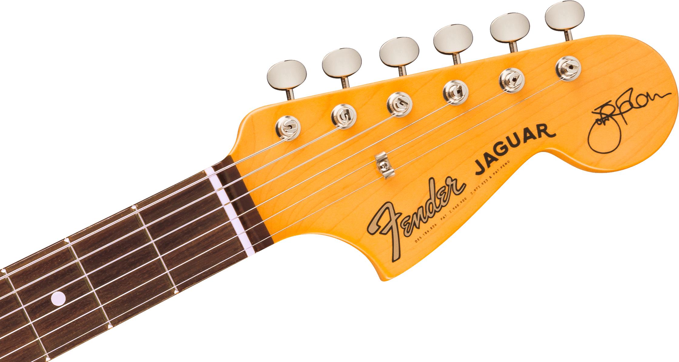 Fender Limited Edition Johnny Marr Signature Special Jaguar Electric Guitar in Black - 0116410706-Headstock.jpg