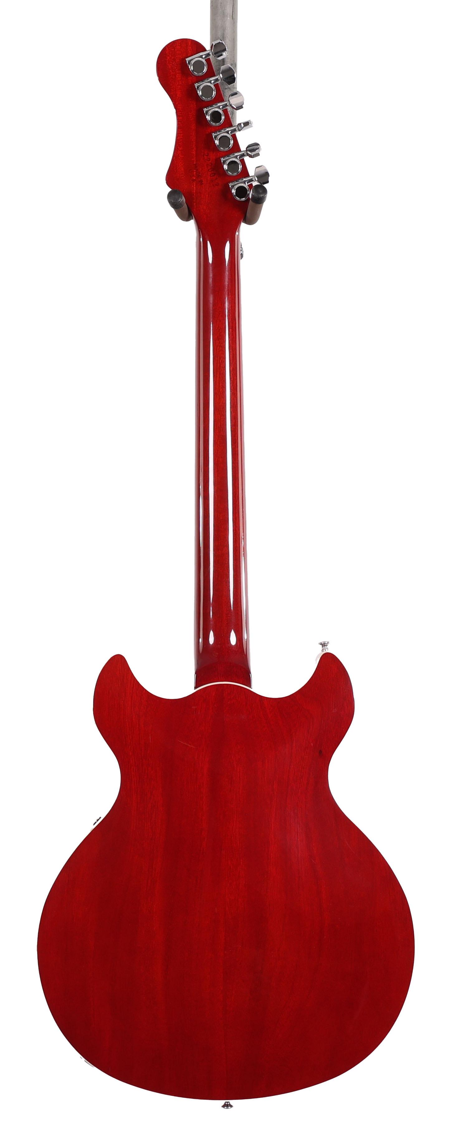 Second Hand Harmony Comet Semi-Hollow Electric Guitar in Trans Red 449 - SH-241-5449 (4).jpg