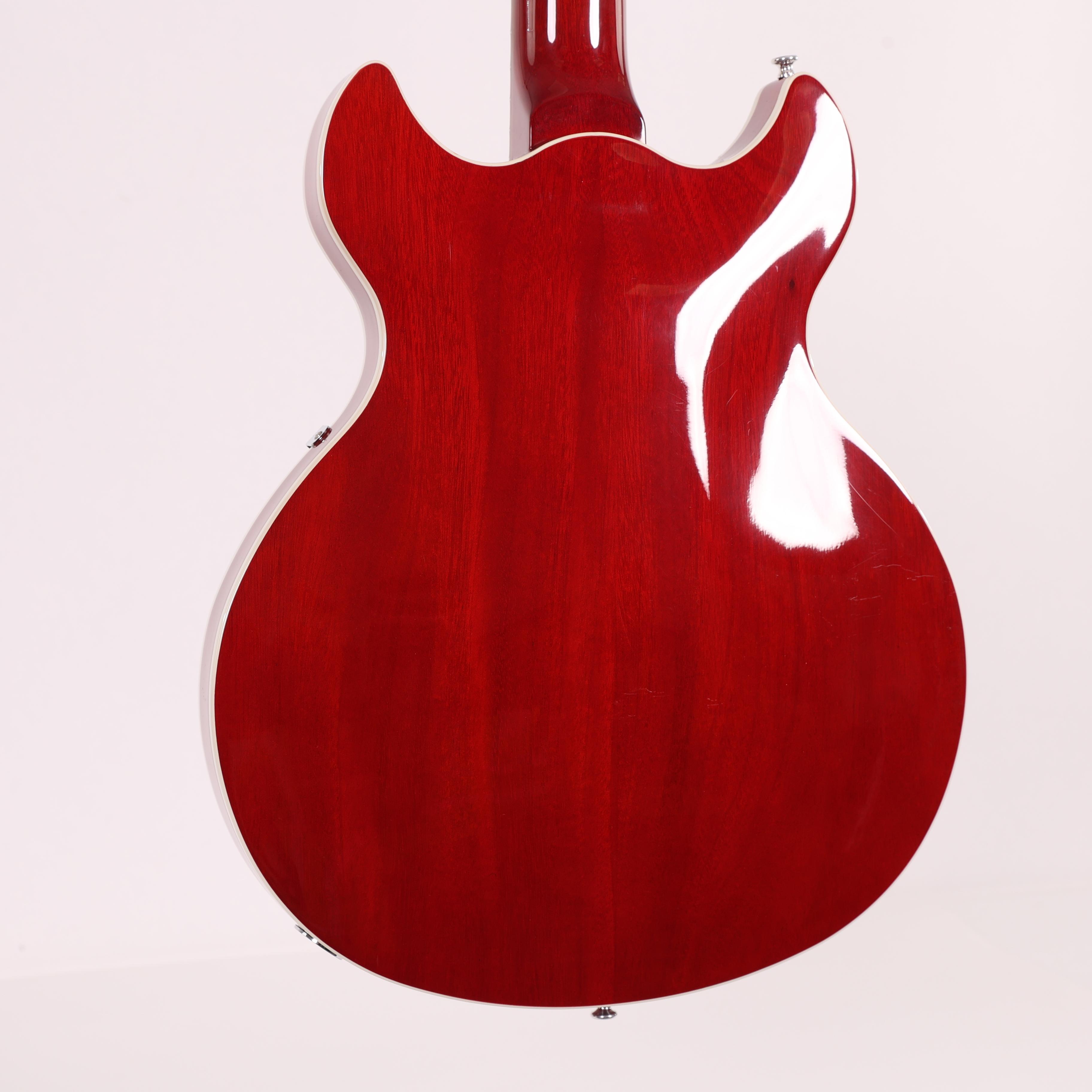 Second Hand Harmony Comet Semi-Hollow Electric Guitar in Trans Red 449 - SH-241-5449 (5).jpg
