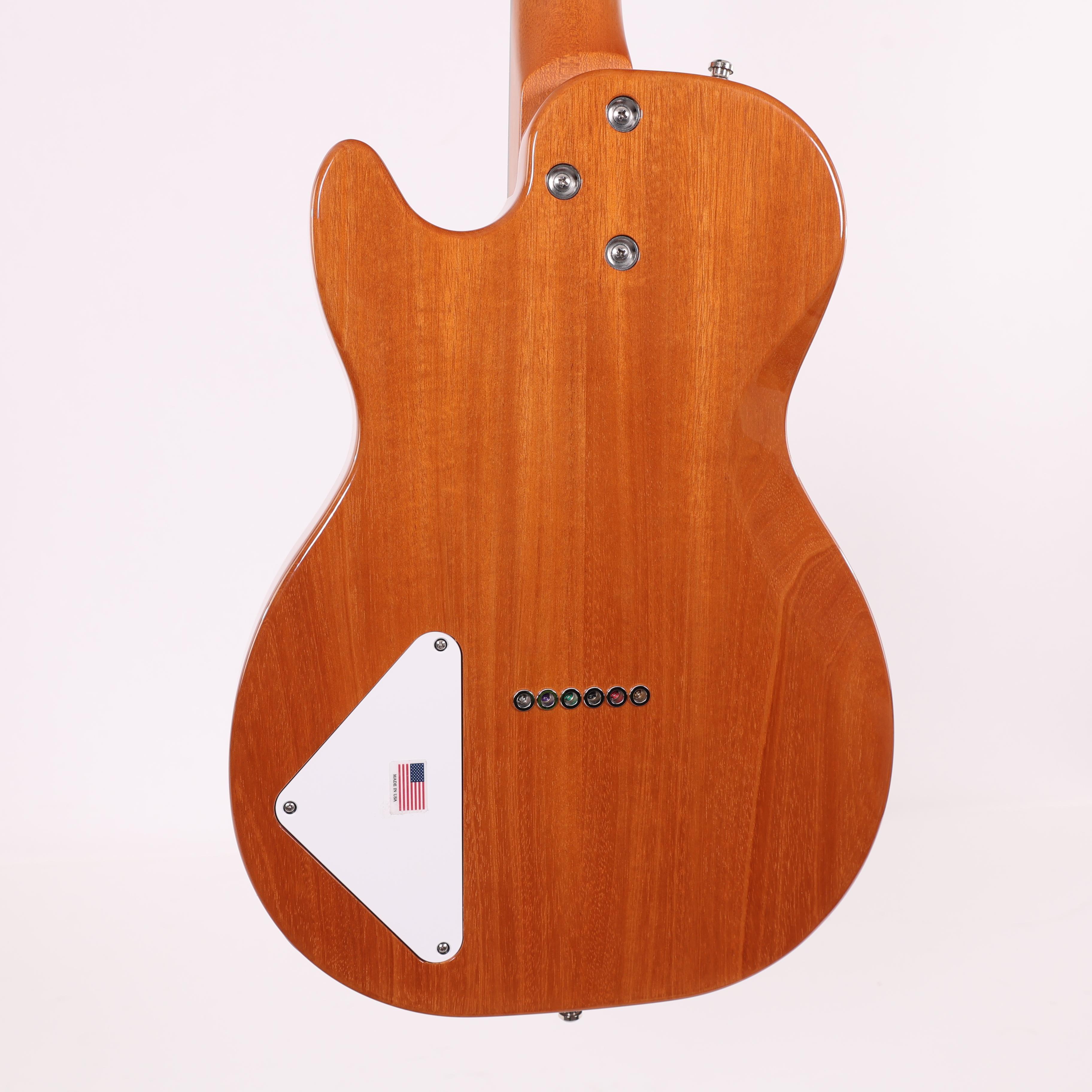 Second Hand Harmony Standard Jupiter Thinline Electric Guitar in Sky Blue with Gig Bag 148 - SH-114-2148 (5).jpg