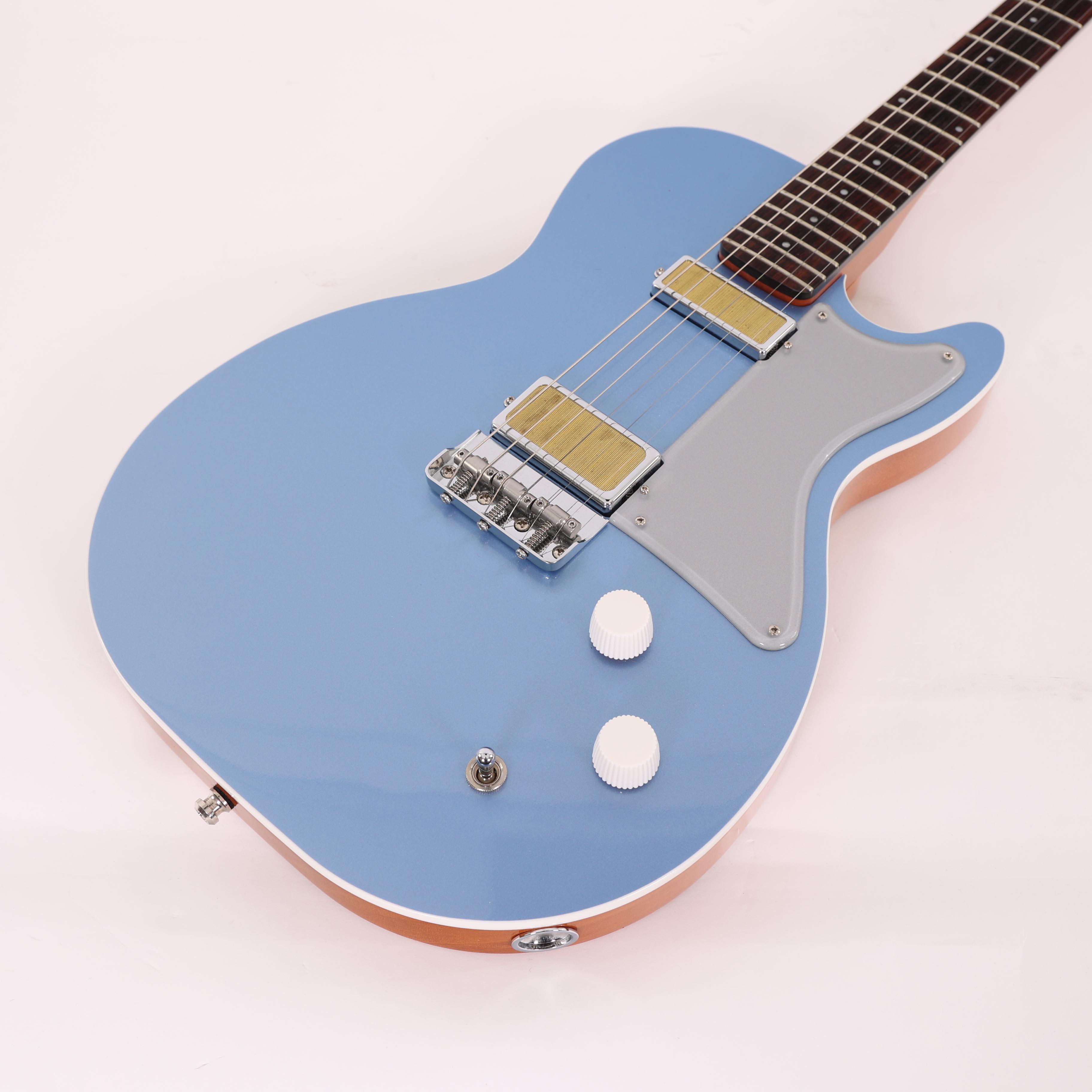 Second Hand Harmony Standard Jupiter Thinline Electric Guitar in Sky Blue with Gig Bag 148 - SH-114-2148 (9).jpg