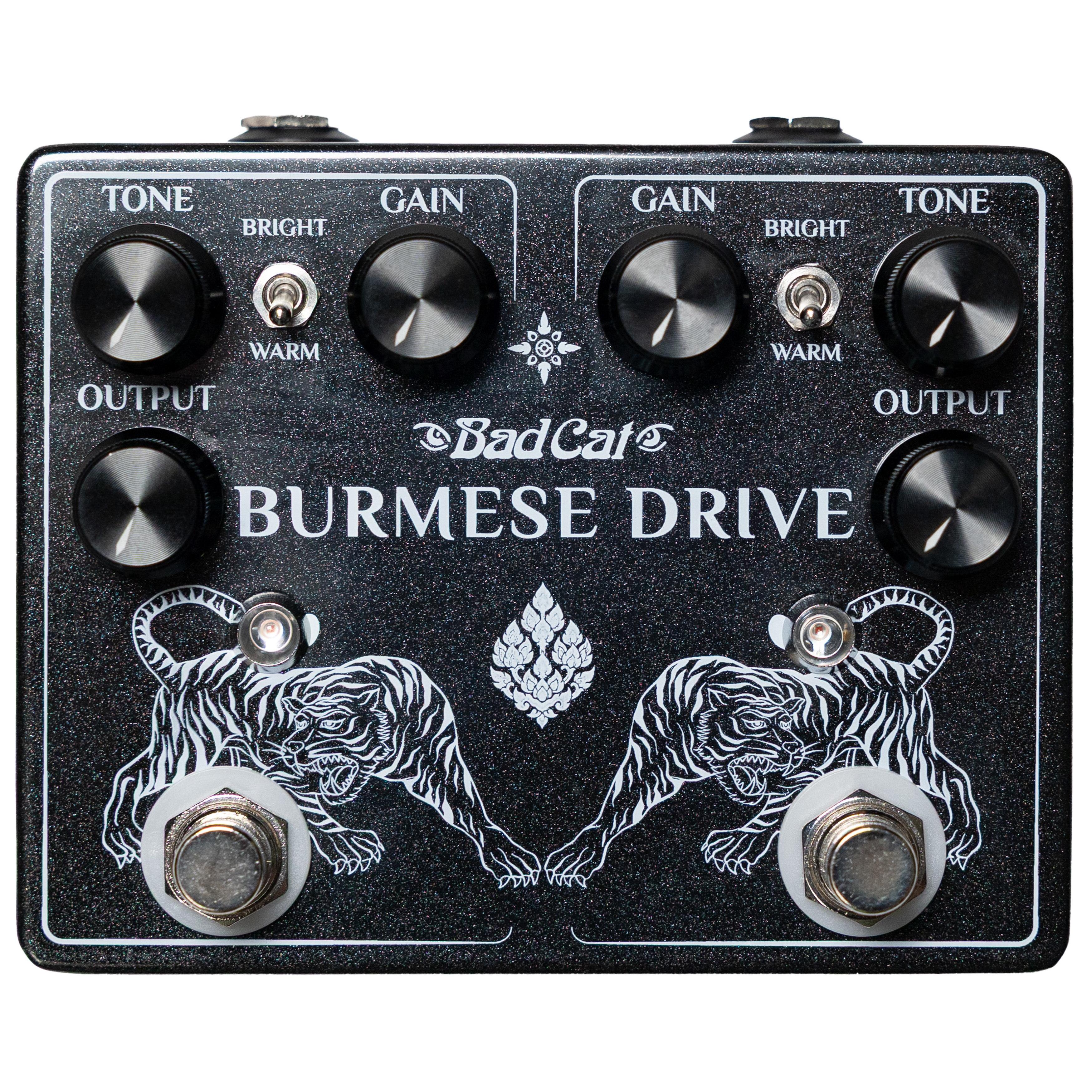 Bad Cat Burmese Dual Vintage Overdrive Pedal - BCP-BURMESE-Bad-Cat-Burmese-Drive-Front.jpg